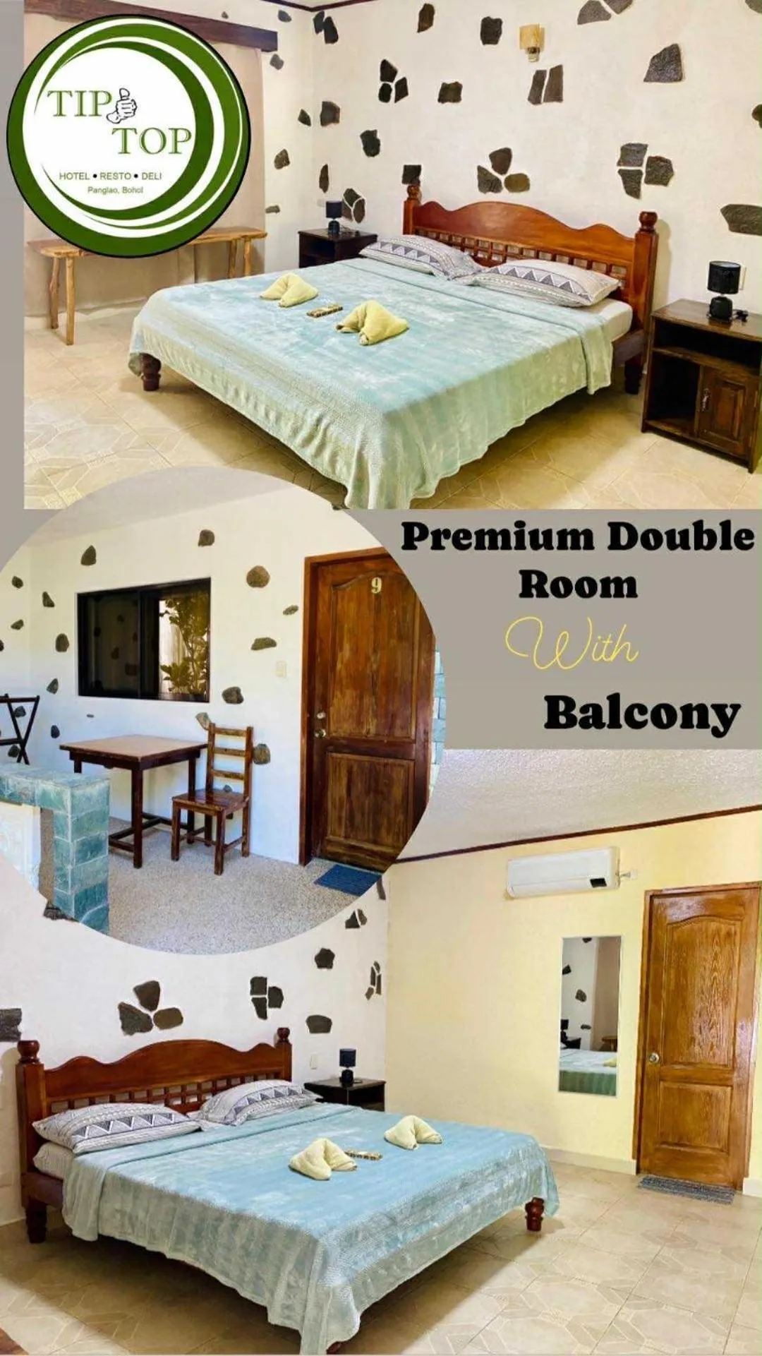 Bed in TipTop Hotel, Resto and Delishop