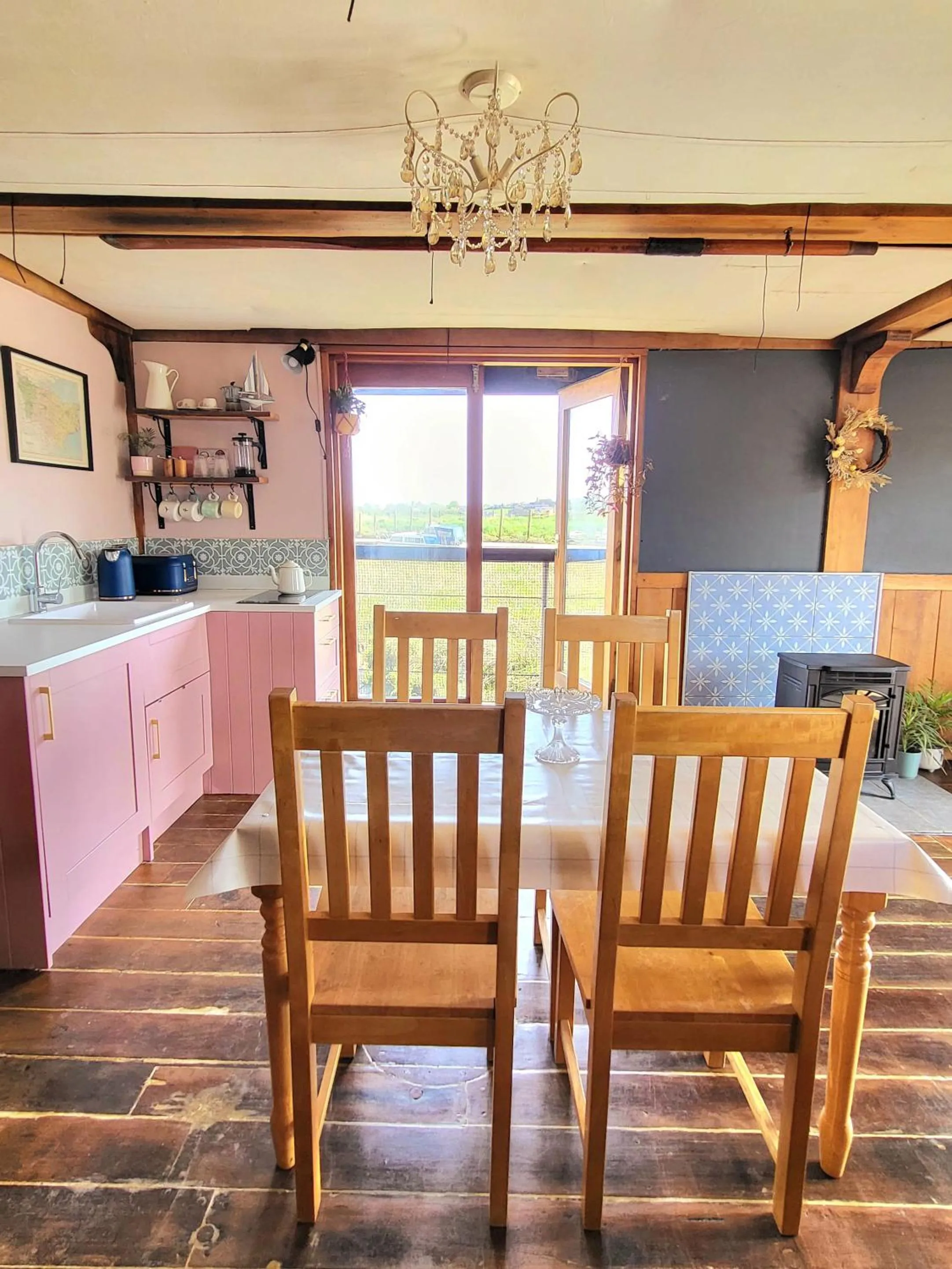 Dining area in Inner Dowsing Lightship