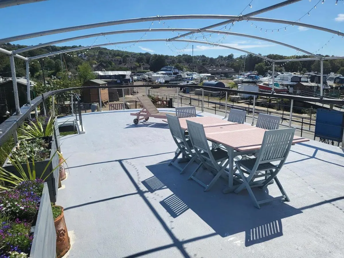 Patio in Inner Dowsing Lightship