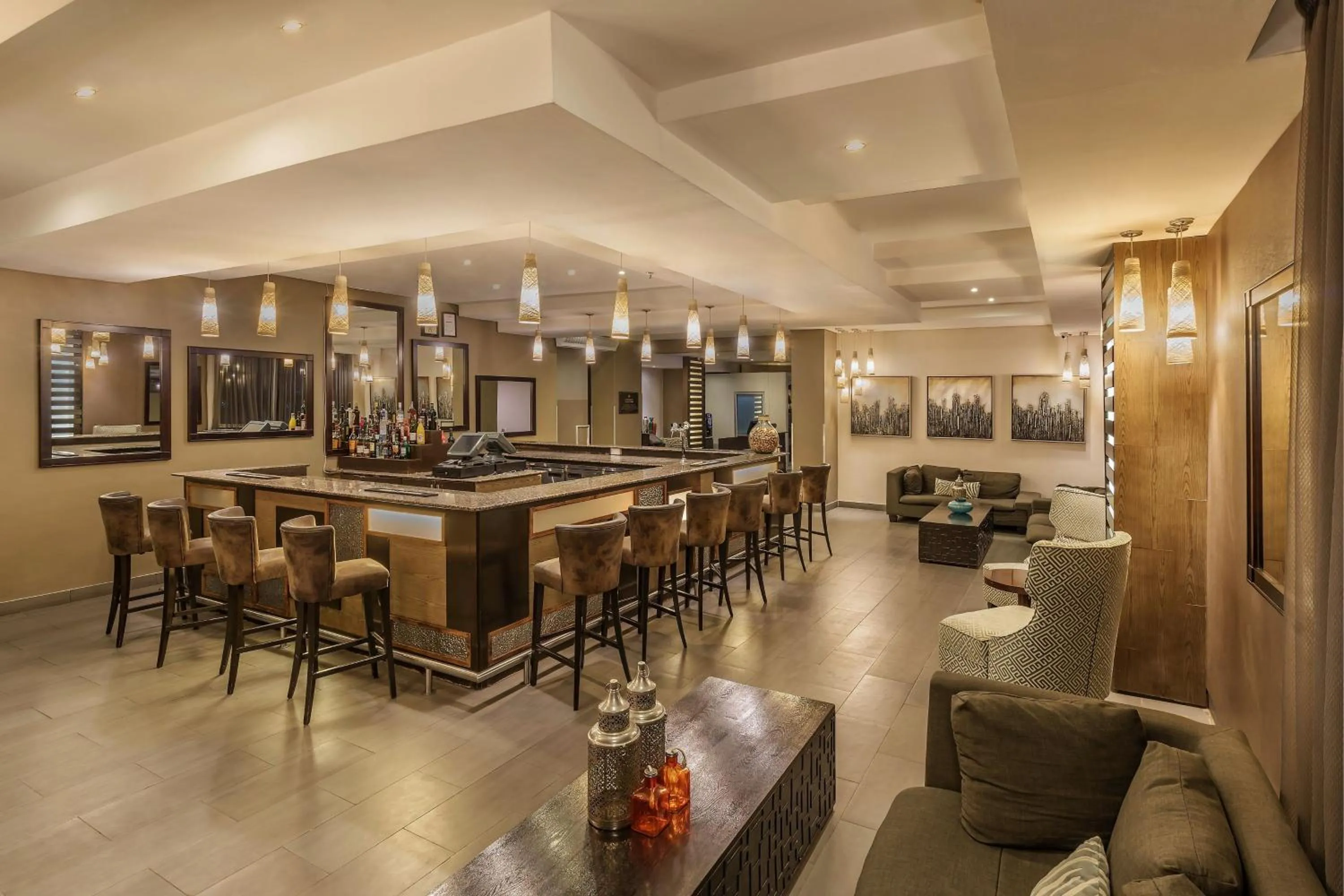 Lounge or bar in Protea Hotel by Marriott Lusaka Tower
