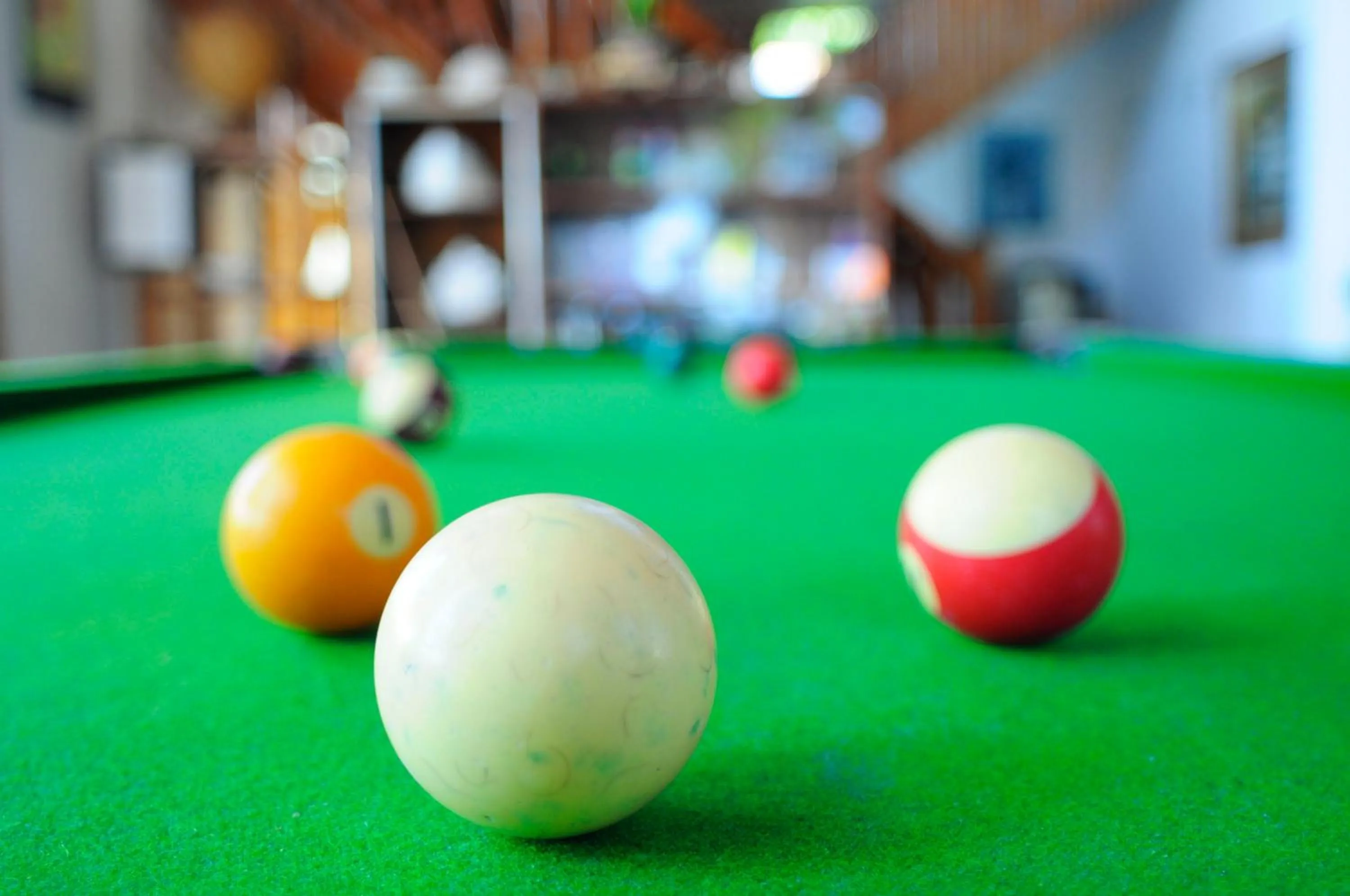 Billiard in The Coral Blue Oriental Beach Villas and Suites