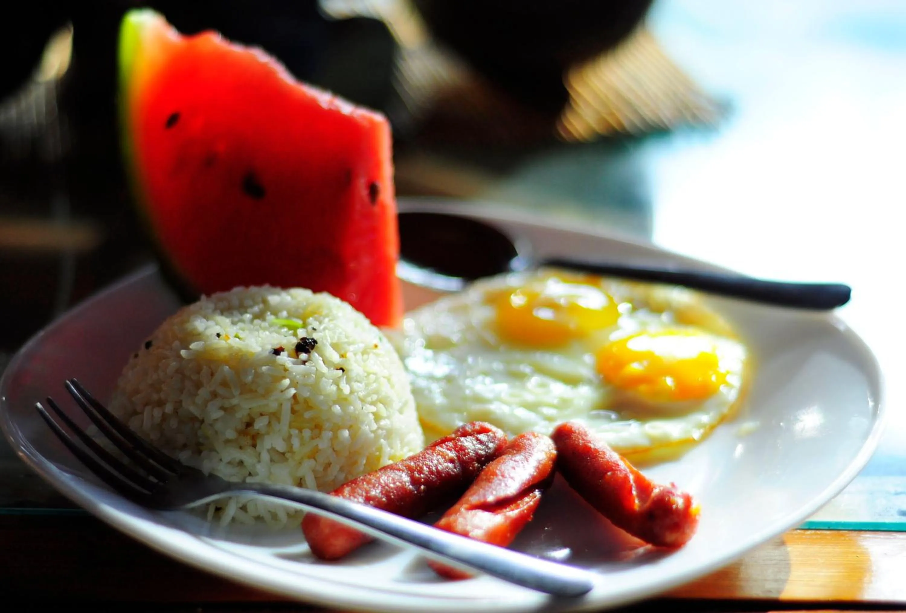Food in The Coral Blue Oriental Beach Villas and Suites