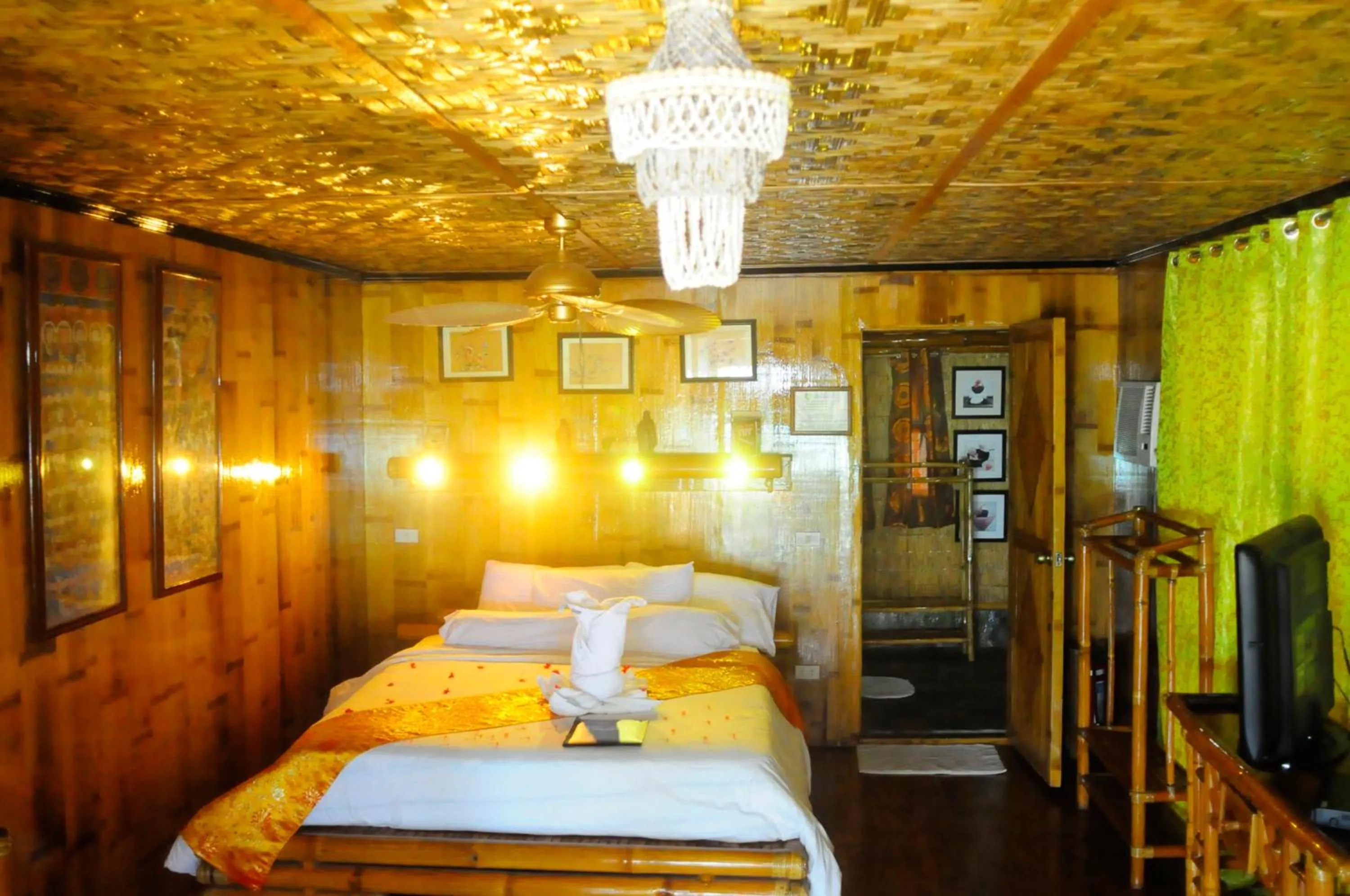 Bathroom, Bed in The Coral Blue Oriental Beach Villas and Suites
