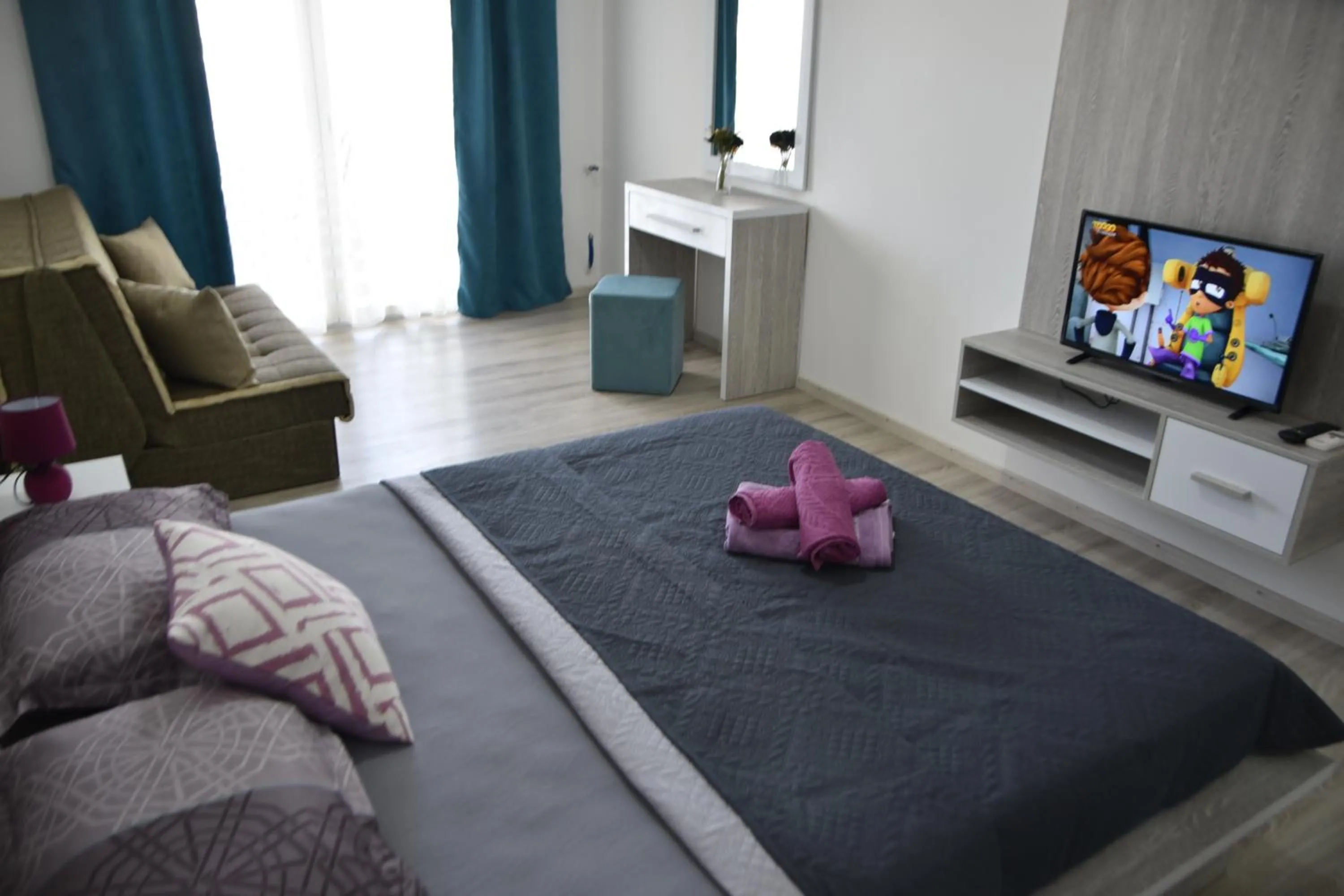 Bed in Apartments Casa Pineta