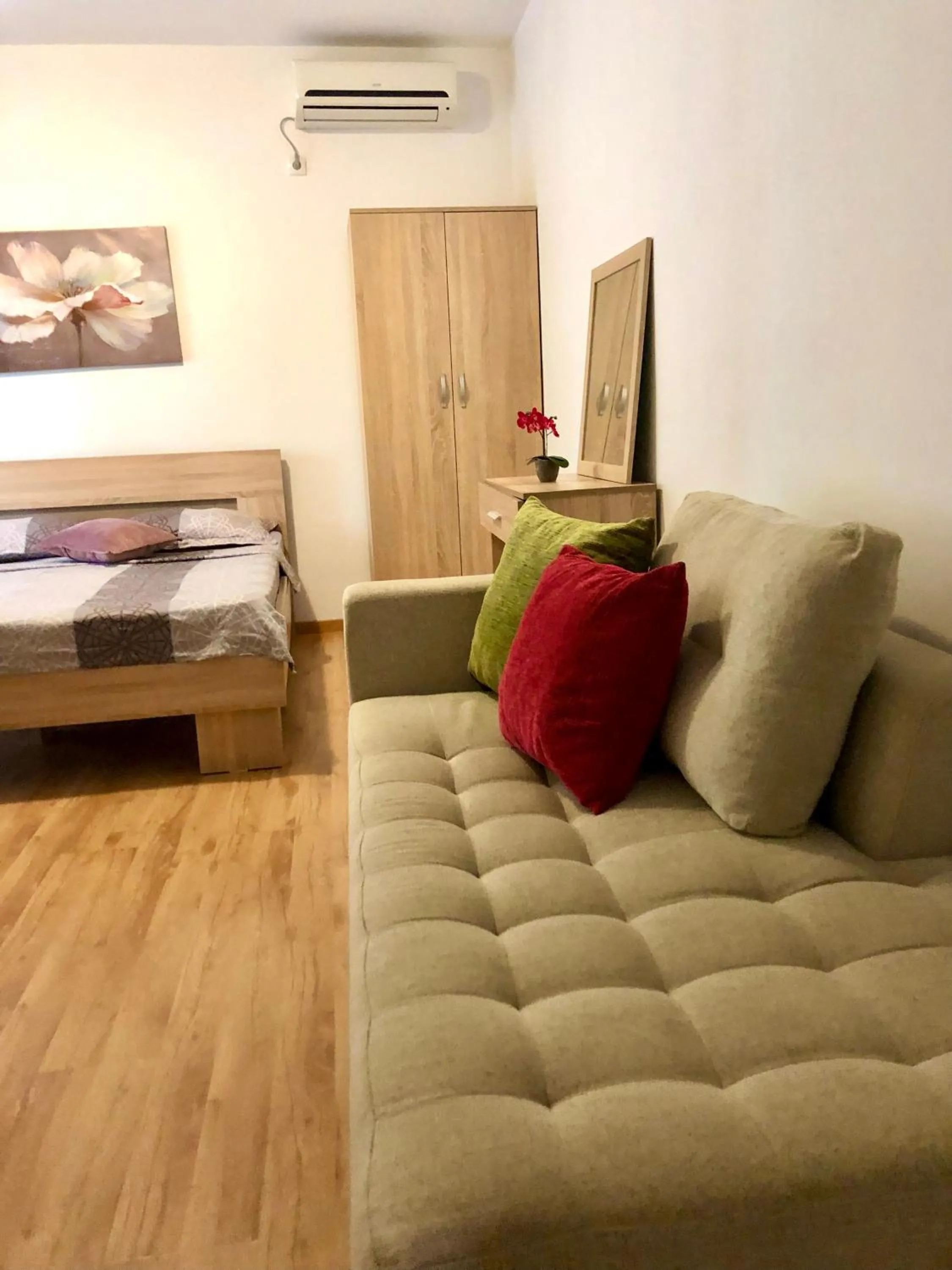 Bed in Apartments Casa Pineta