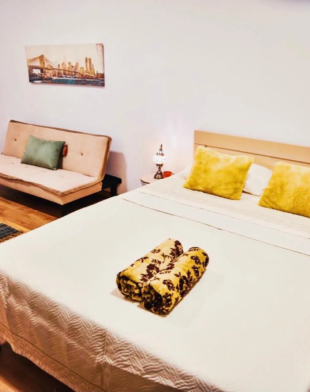 Bed in Apartments Casa Pineta