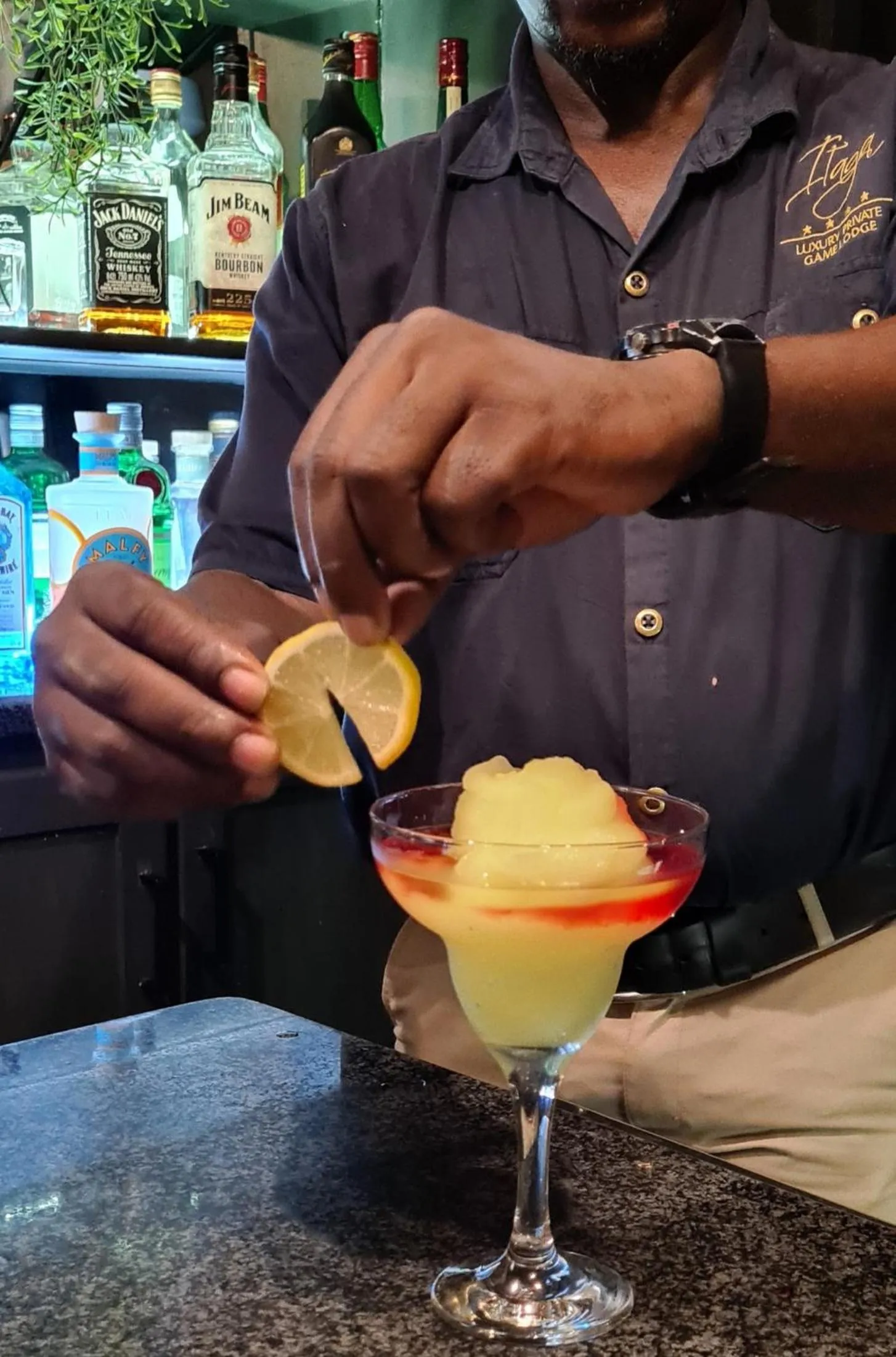 Alcoholic drinks in Itaga Luxury Private Game Lodge