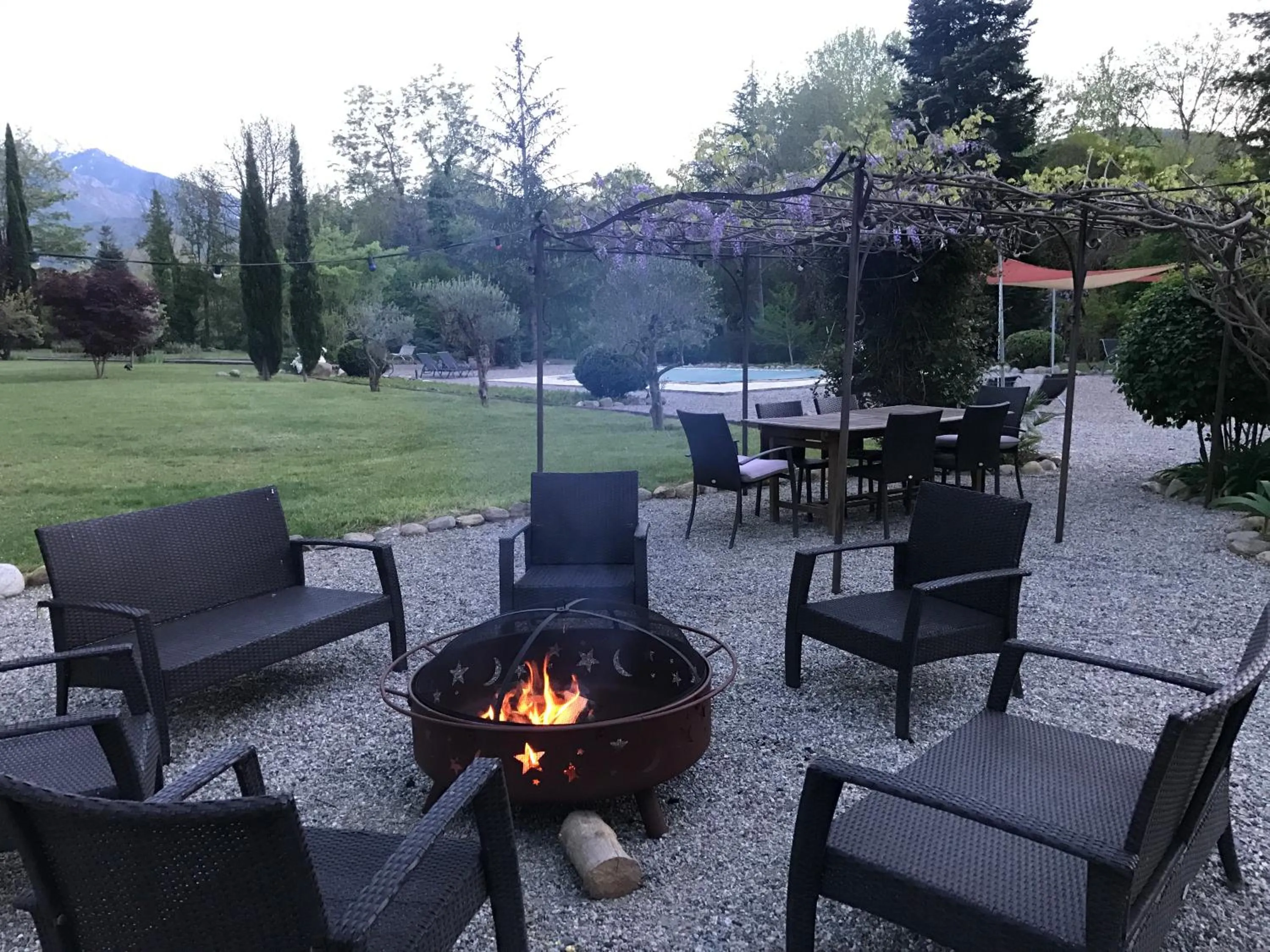 Patio in La Villa du Parc