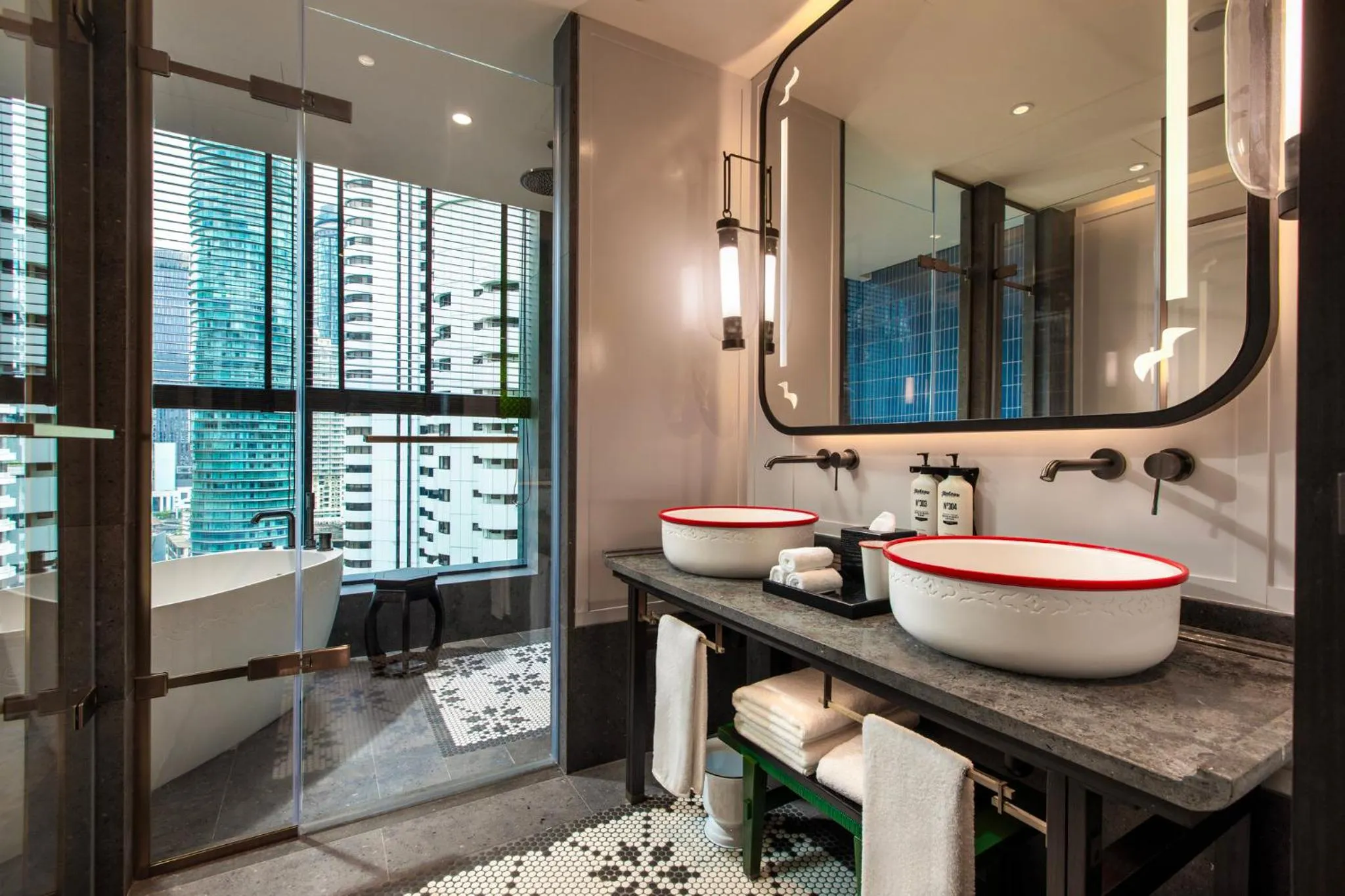 Bathroom in Hotel Indigo Kuala Lumpur on the Park by IHG