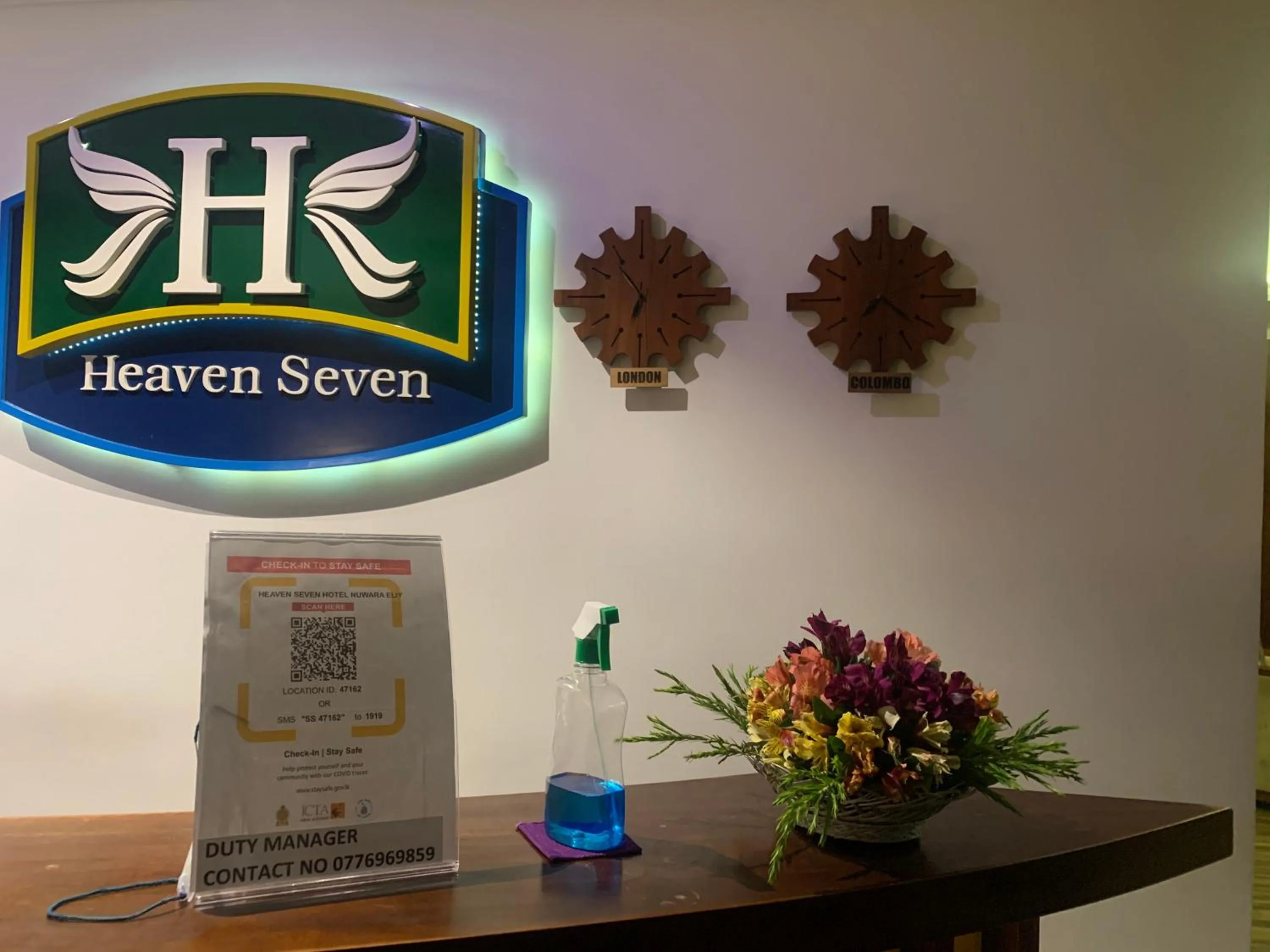 Logo/Certificate/Sign in Heaven Seven Nuwara Eliya