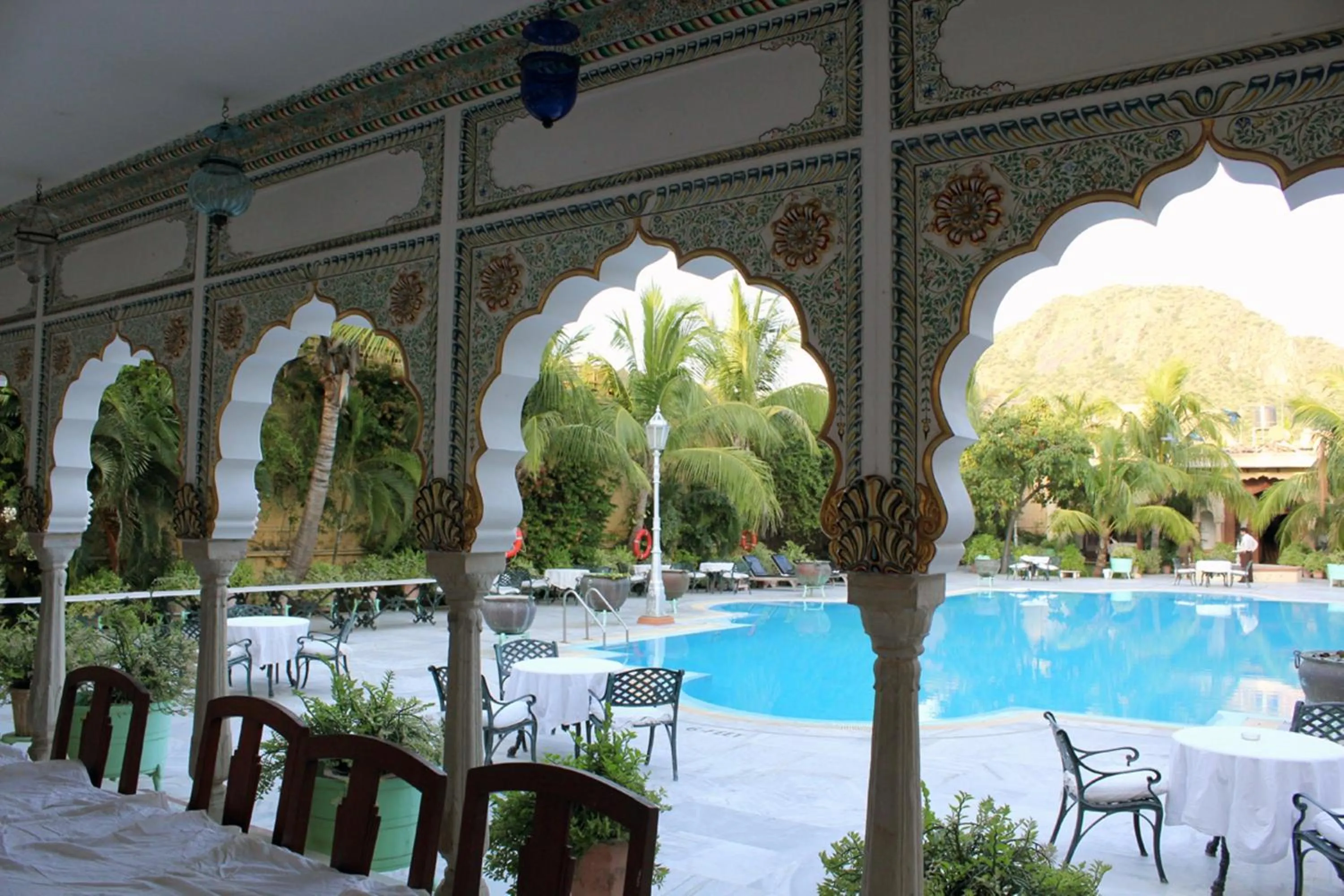 Swimming pool in Jagat Palace