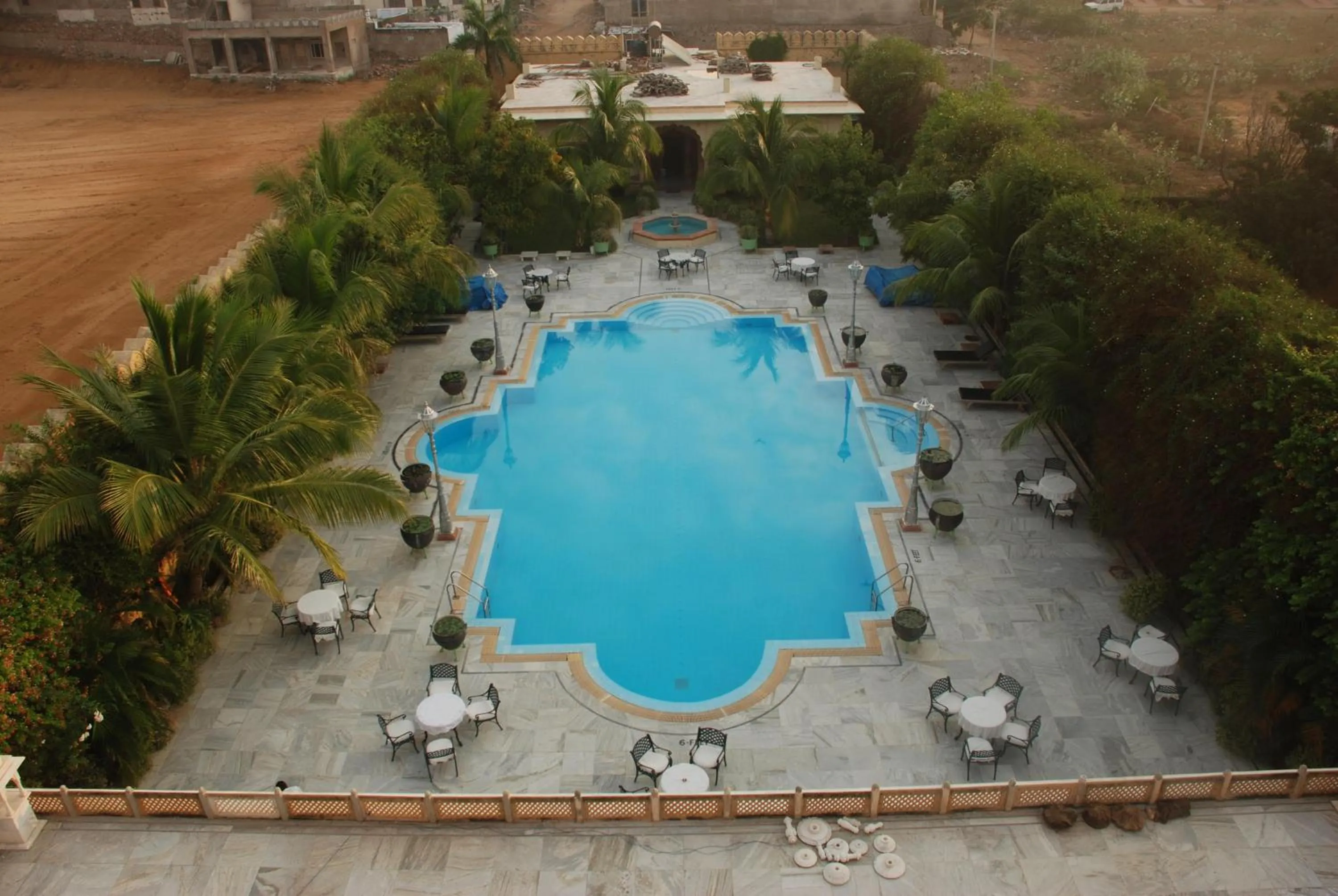 Swimming pool in Jagat Palace