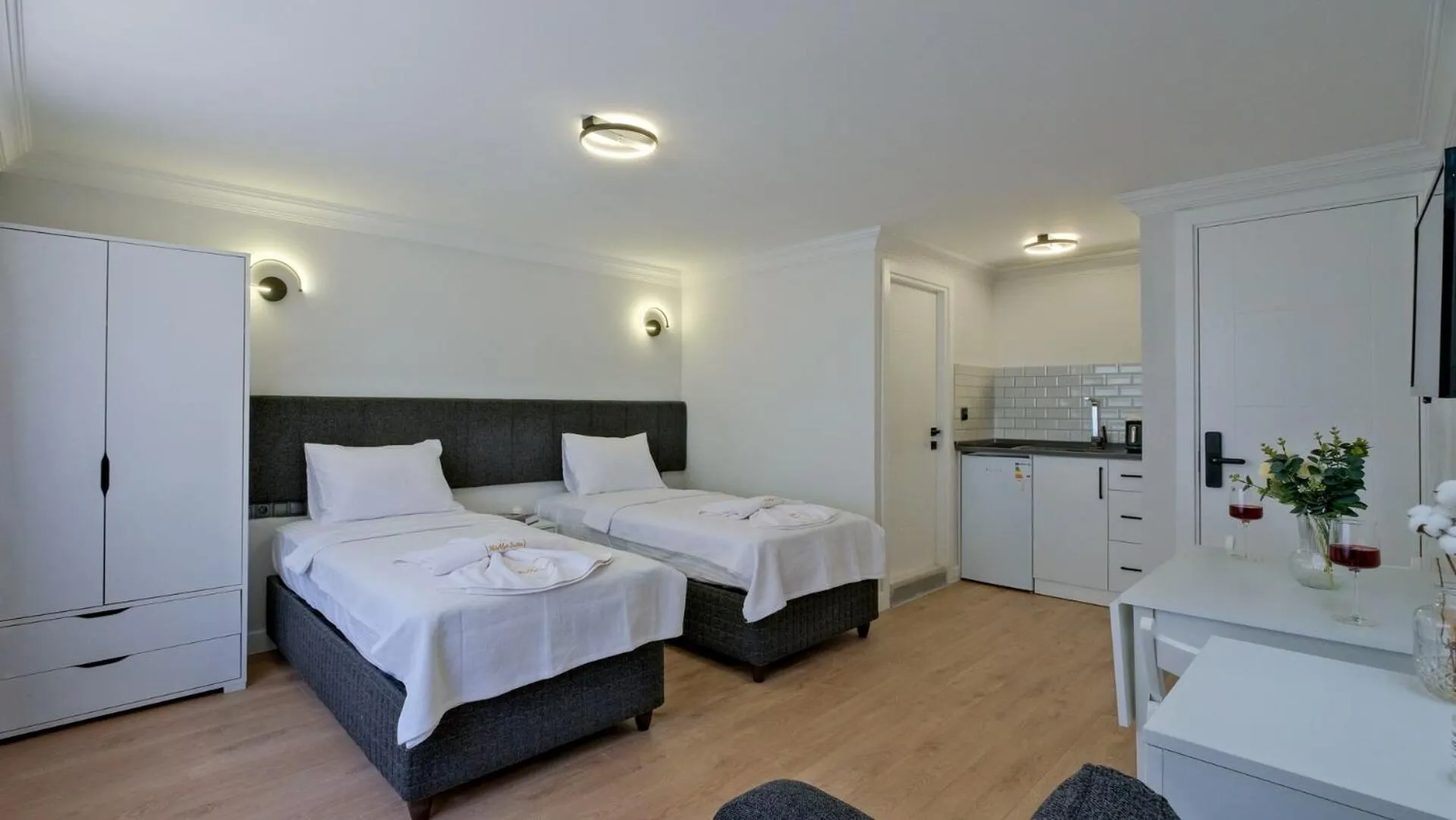 Bed in Miralya Rooms