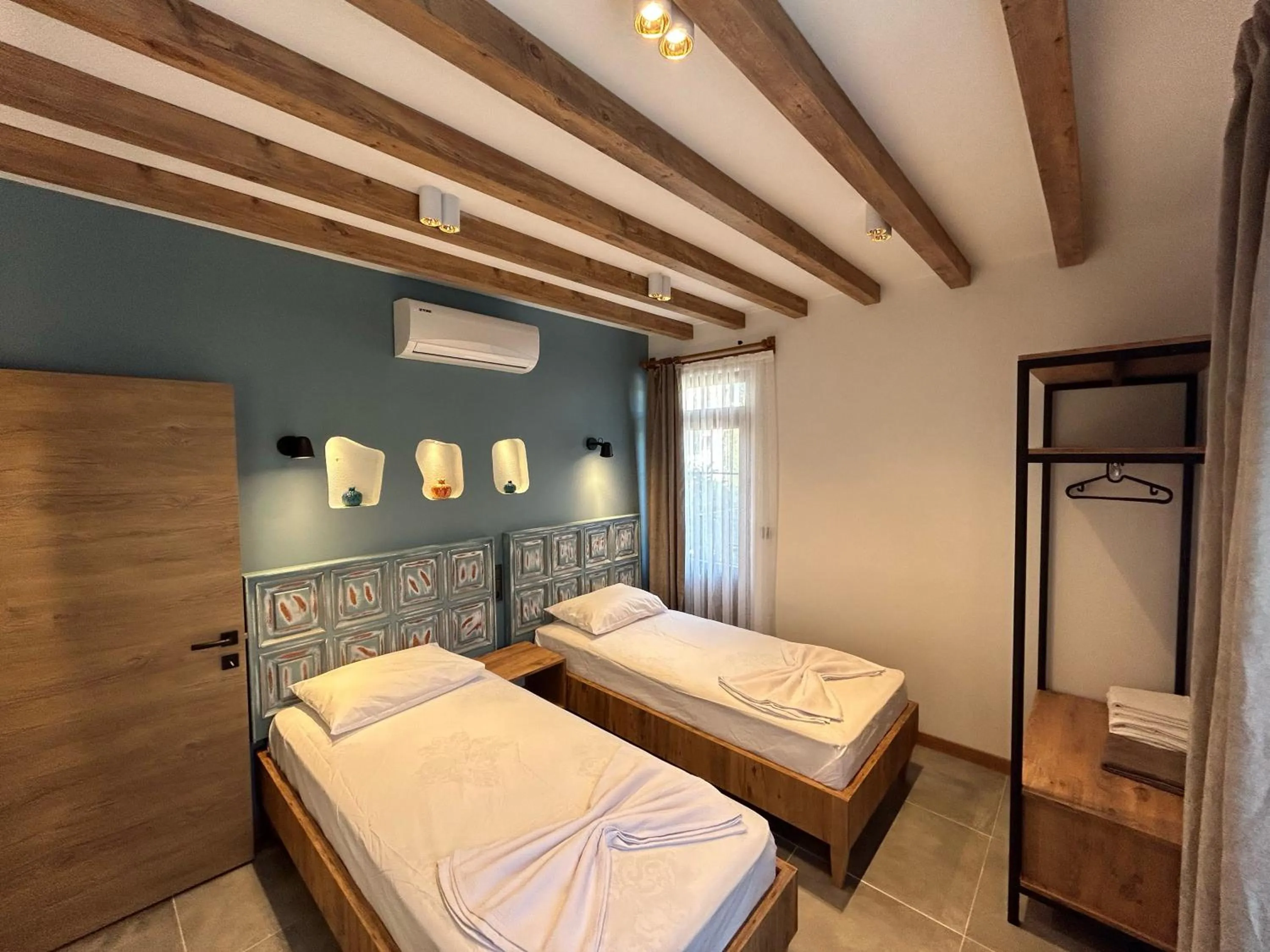 Bed in Avlu Villas & Apartments