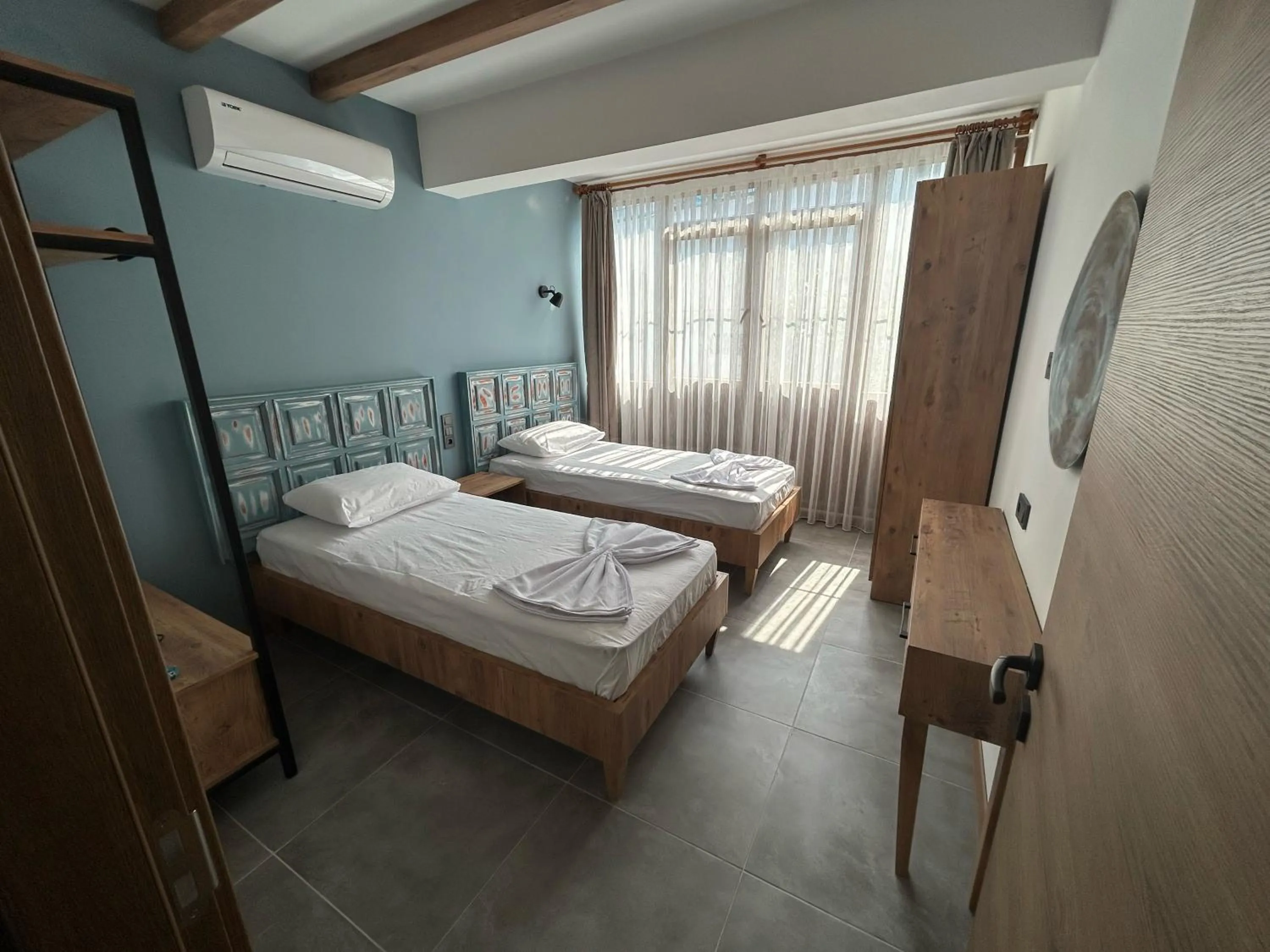 Bed in Avlu Villas & Apartments