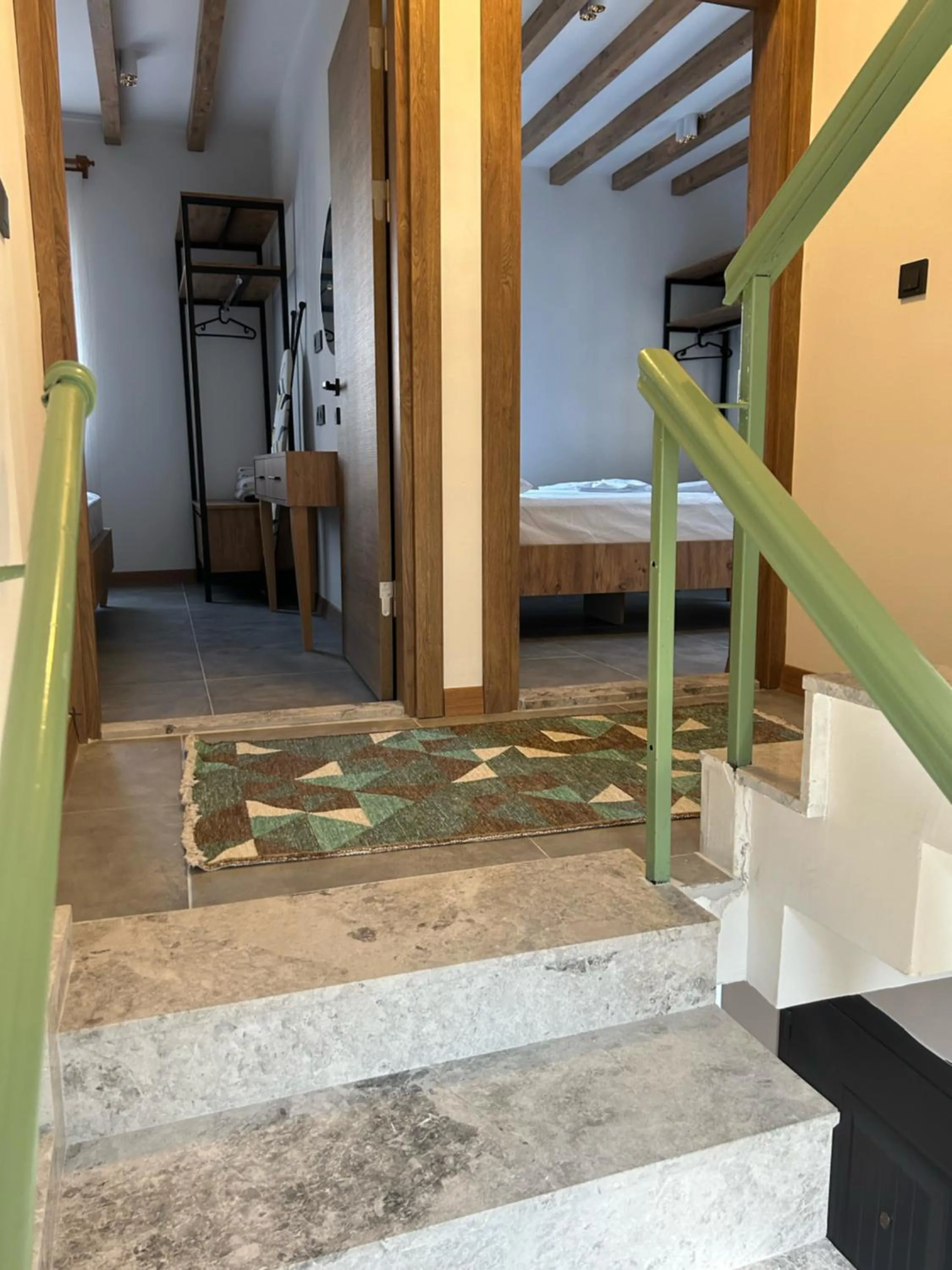 Bed in Avlu Villas & Apartments