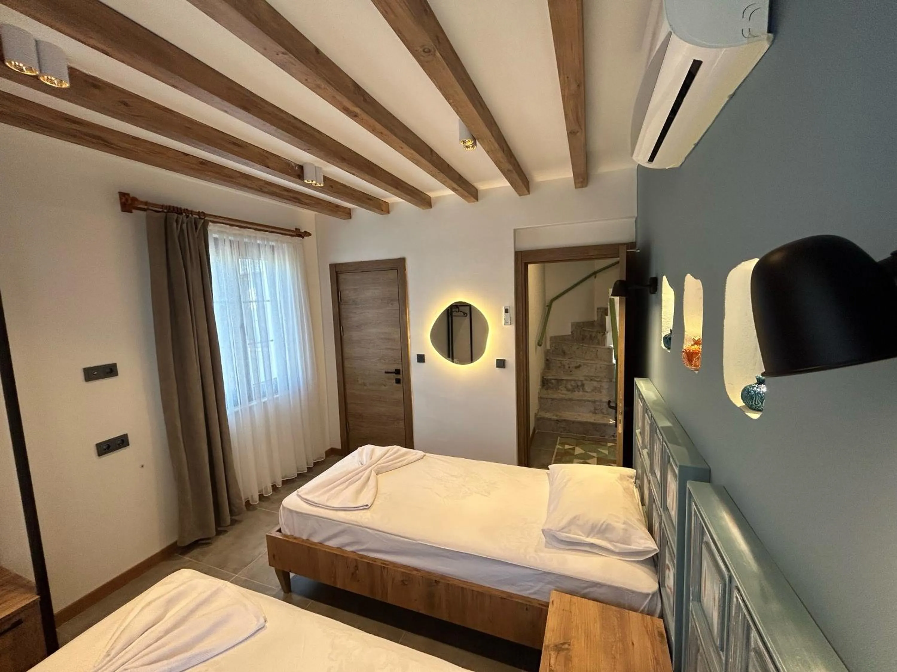 Bed in Avlu Villas & Apartments