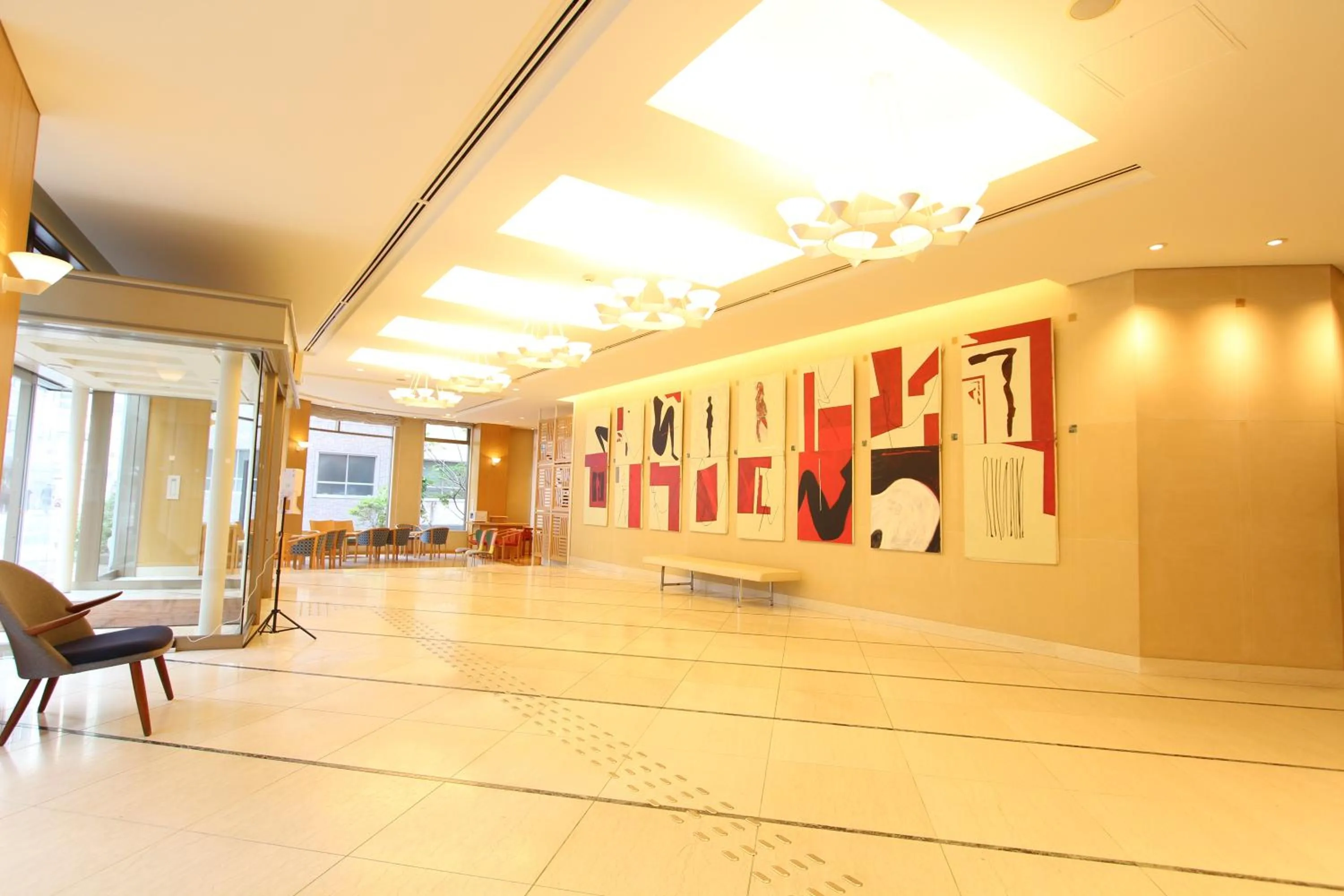 Lobby or reception in KOKO HOTEL Sendai Station South