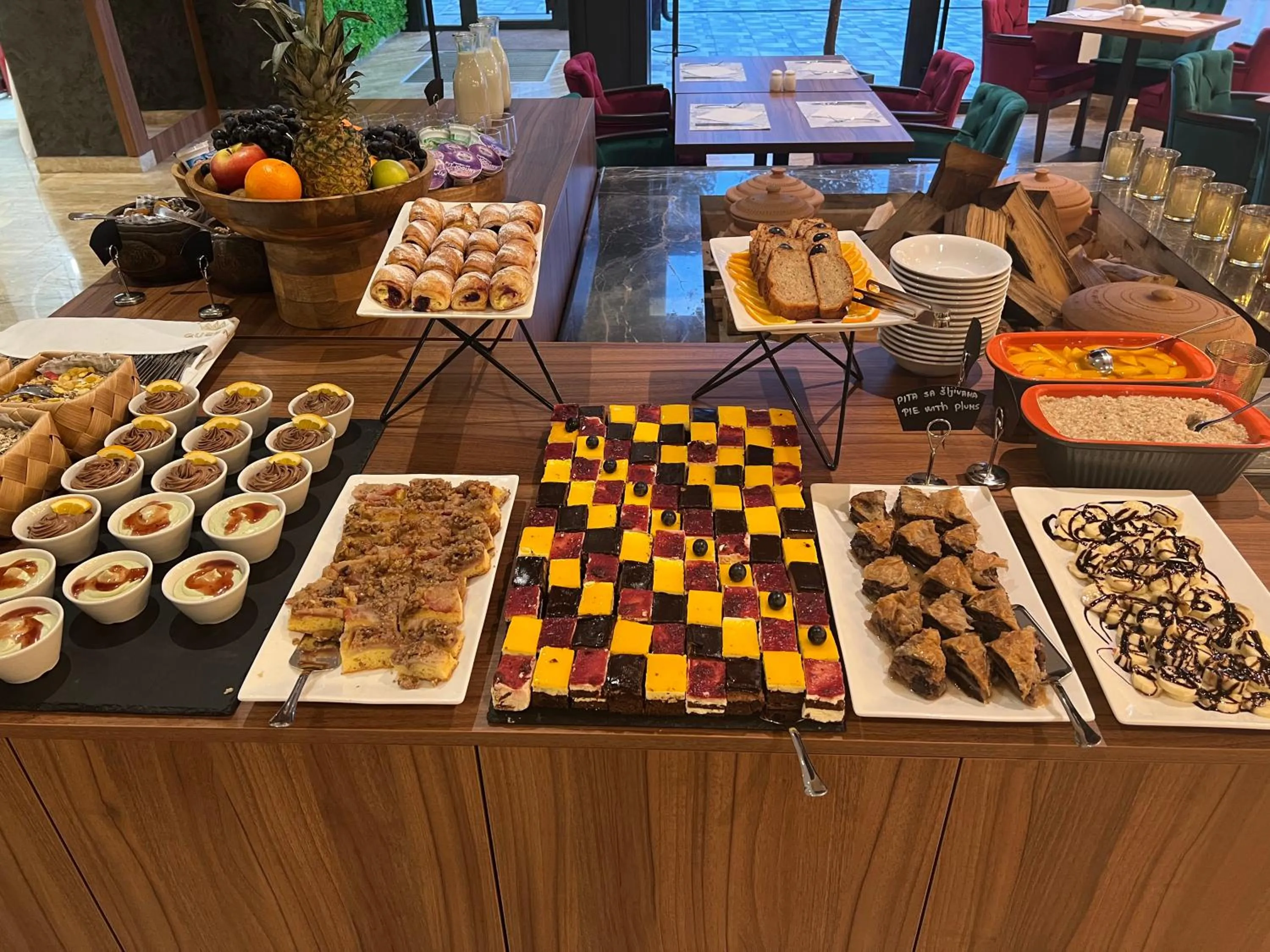 Buffet breakfast in Queen of Zlatibor