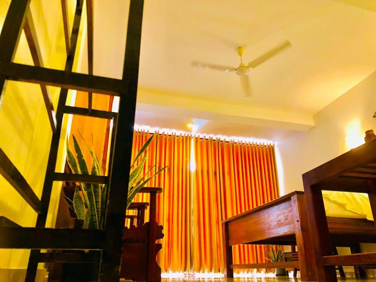 Bedroom in Mirissa Beach Inn