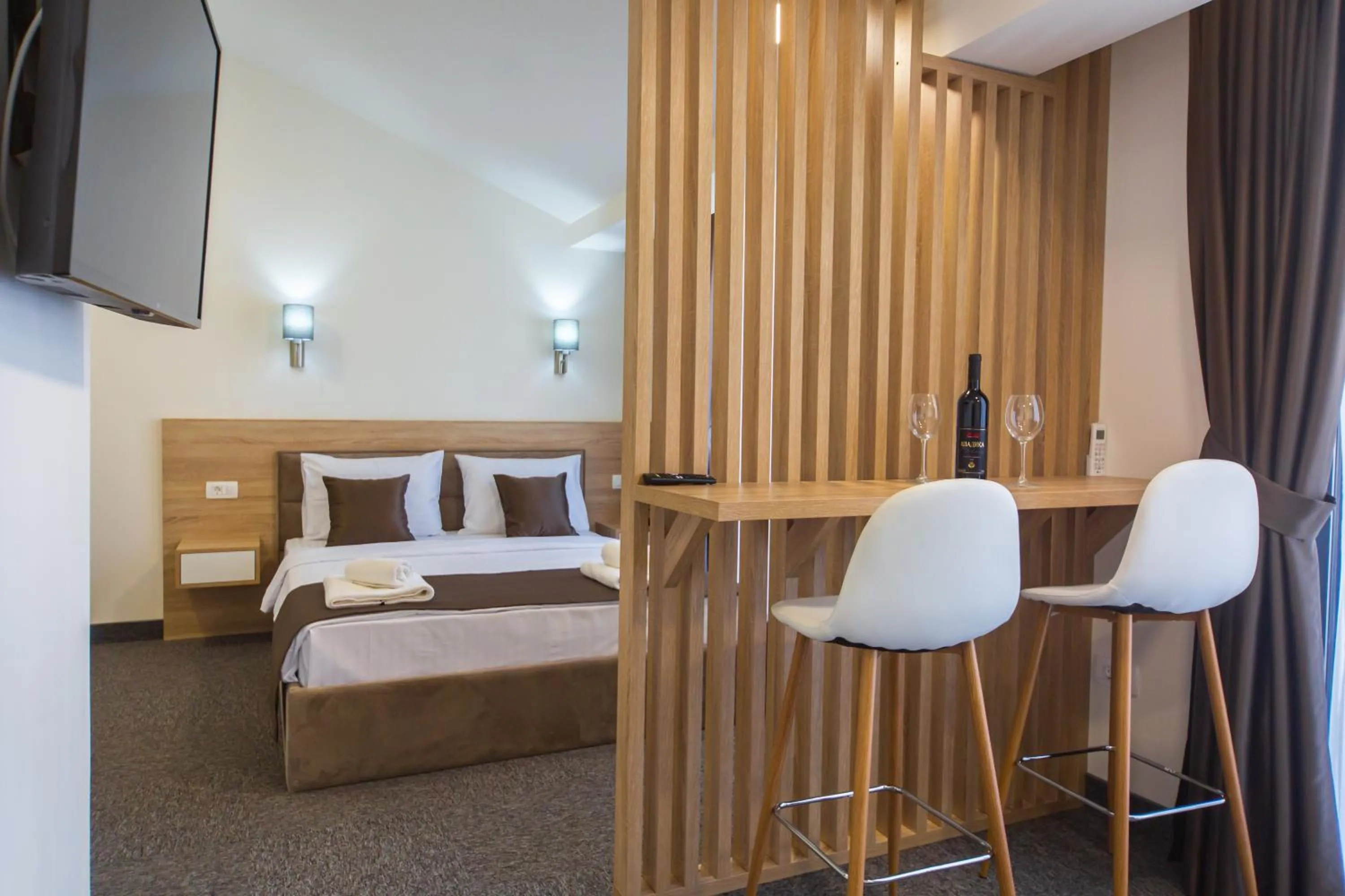 Bed in Rooftop Apartments & Rooms