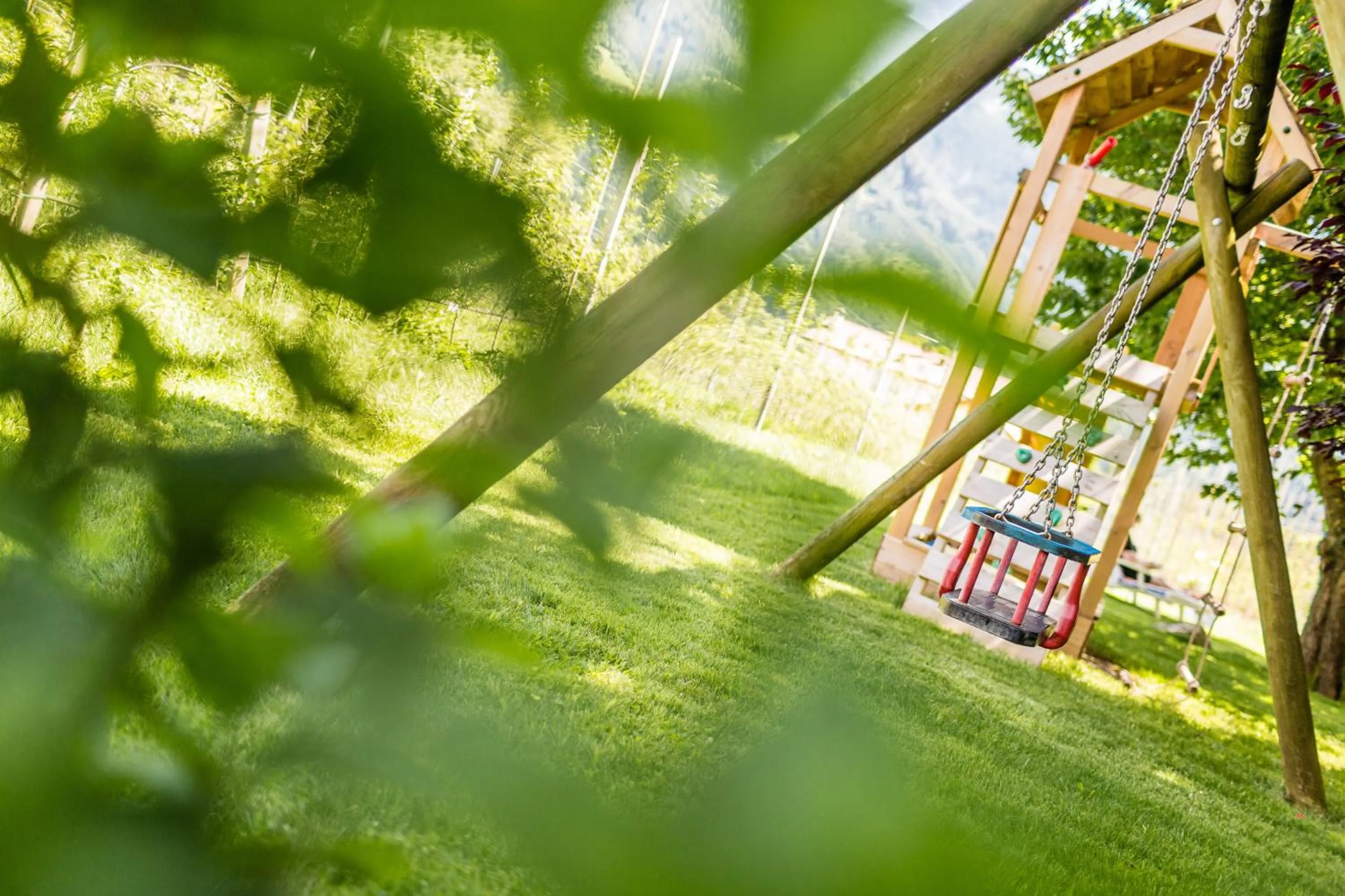 Children play ground in Garni Hotel Am Meilenstein