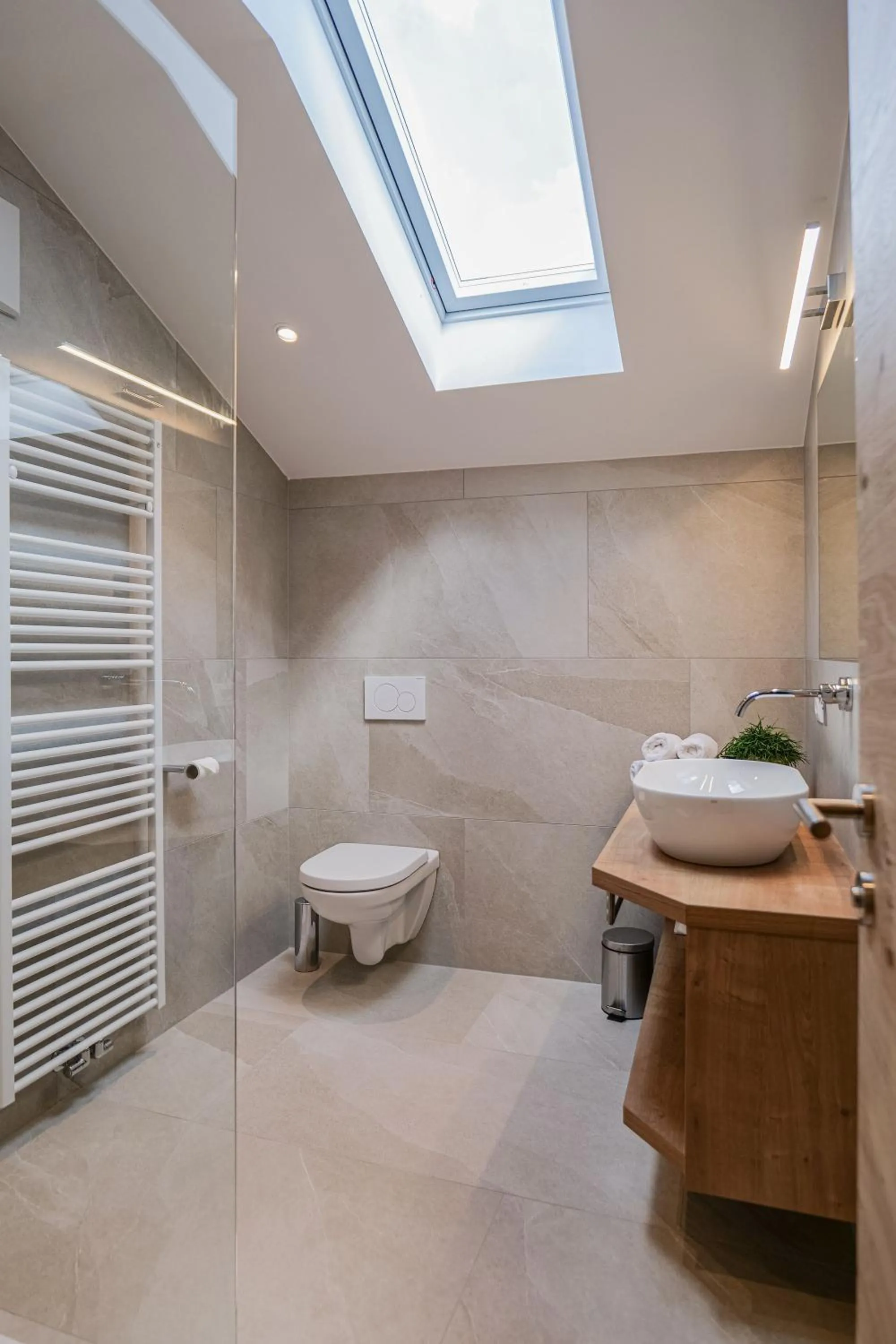 Shower in Garni Hotel Am Meilenstein