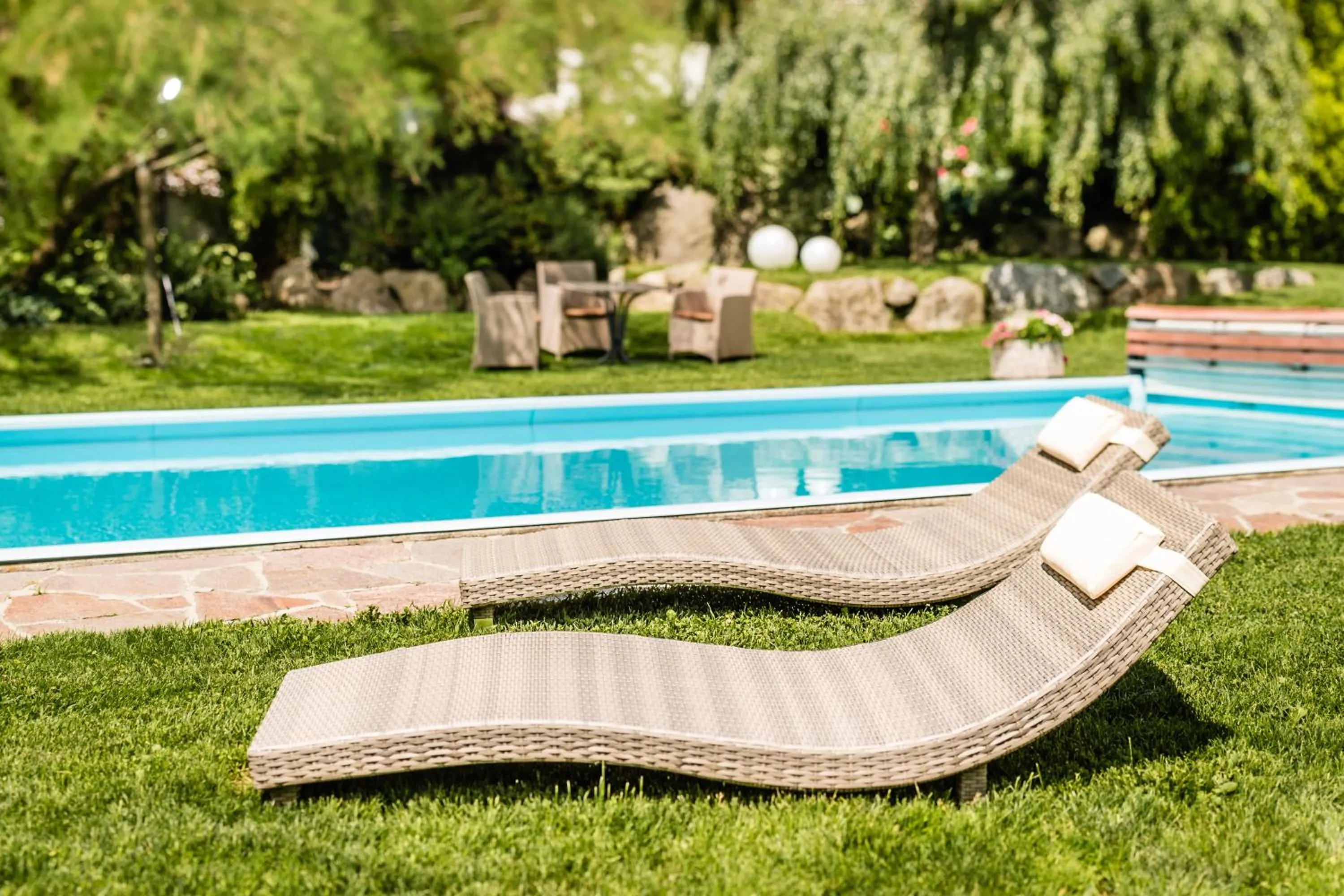 Garden in Garni Hotel Am Meilenstein