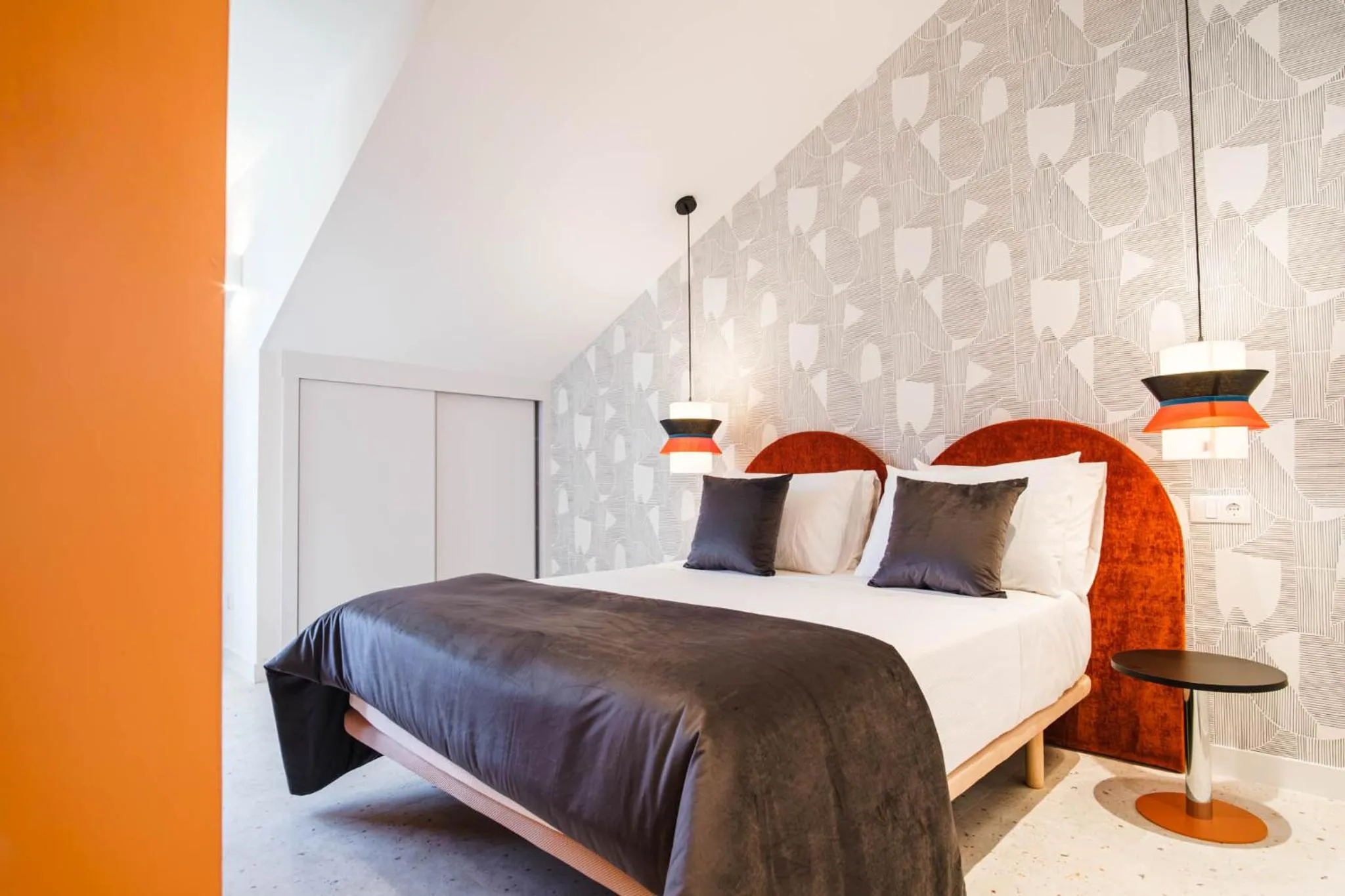 Bedroom, Bed in Apartamentos El Reloj