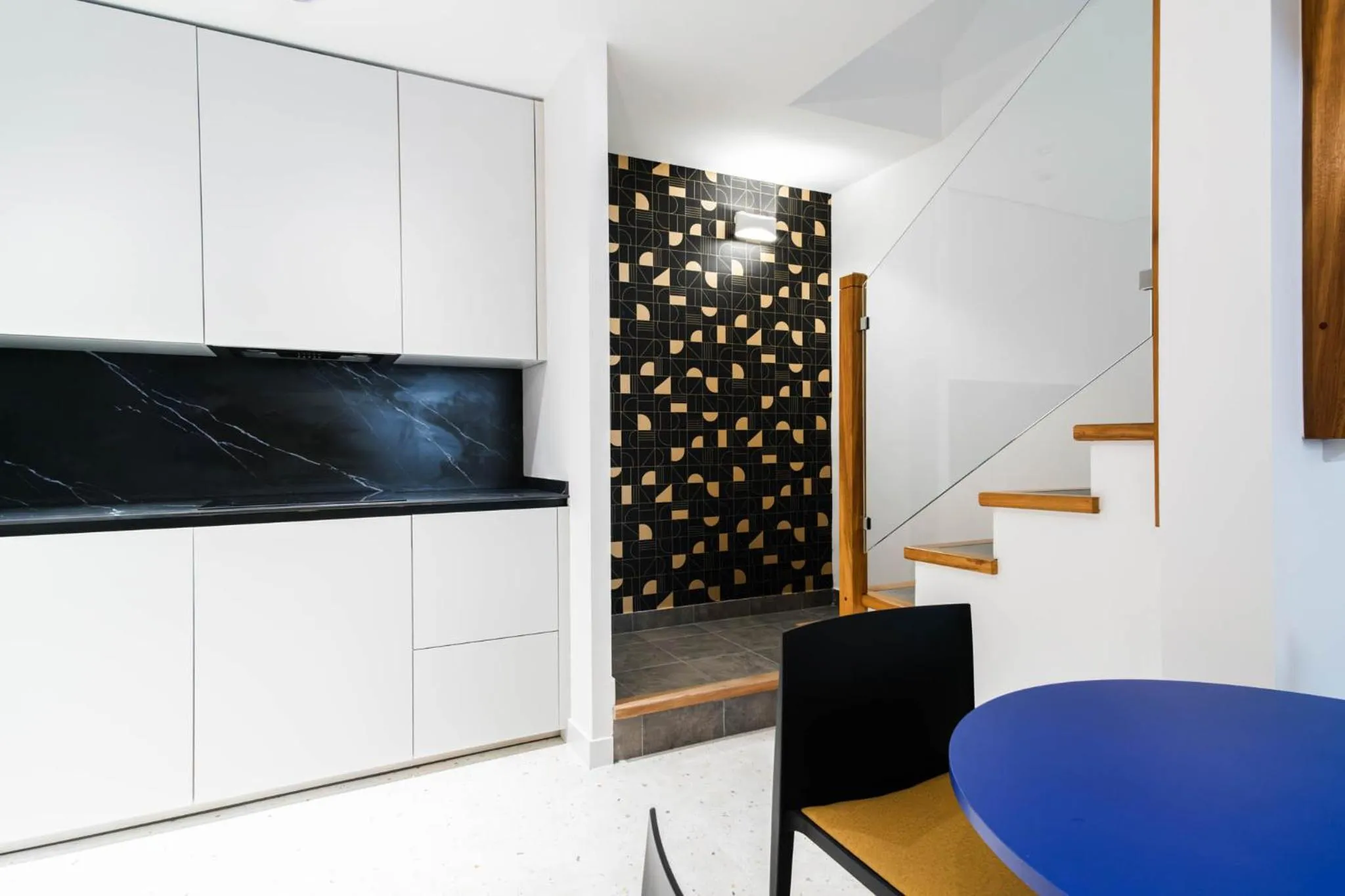 Kitchen or kitchenette in Apartamentos El Reloj