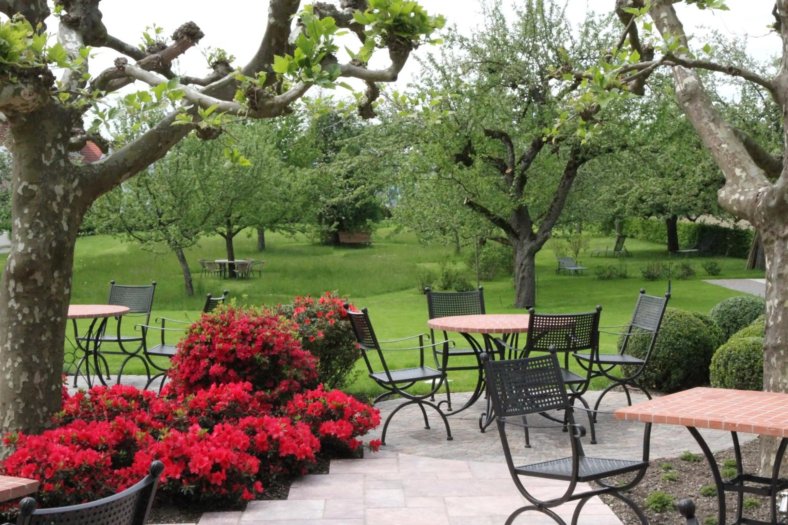 Patio in Reck's Hotel-Restaurant