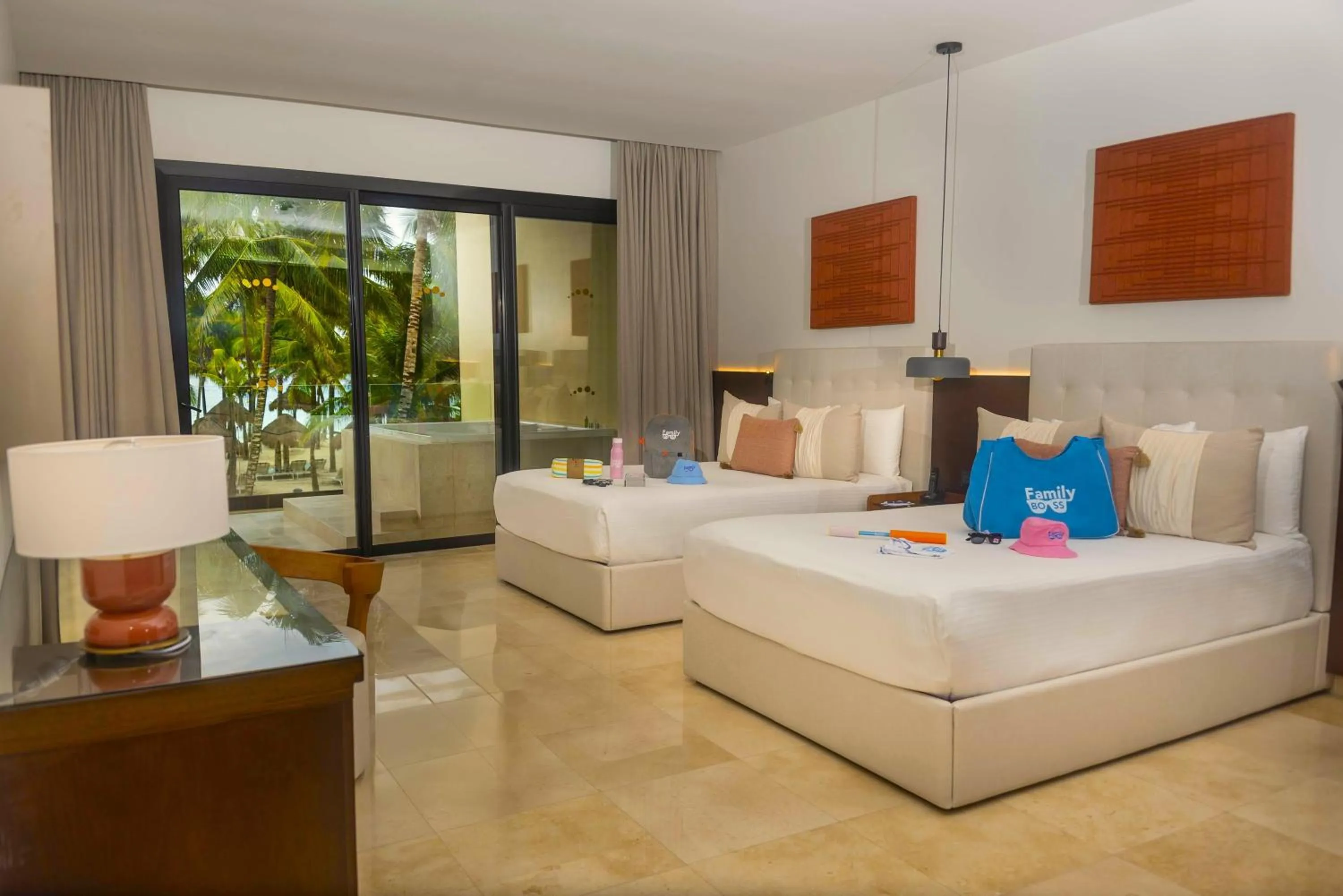 Bedroom, Bed in Family Selection at Grand Palladium Kantenah Resort & Spa - All Inclusive