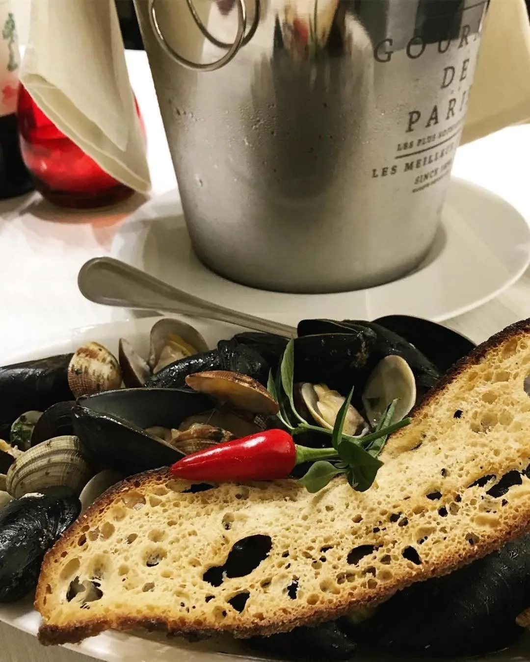 Food close-up in Napolart