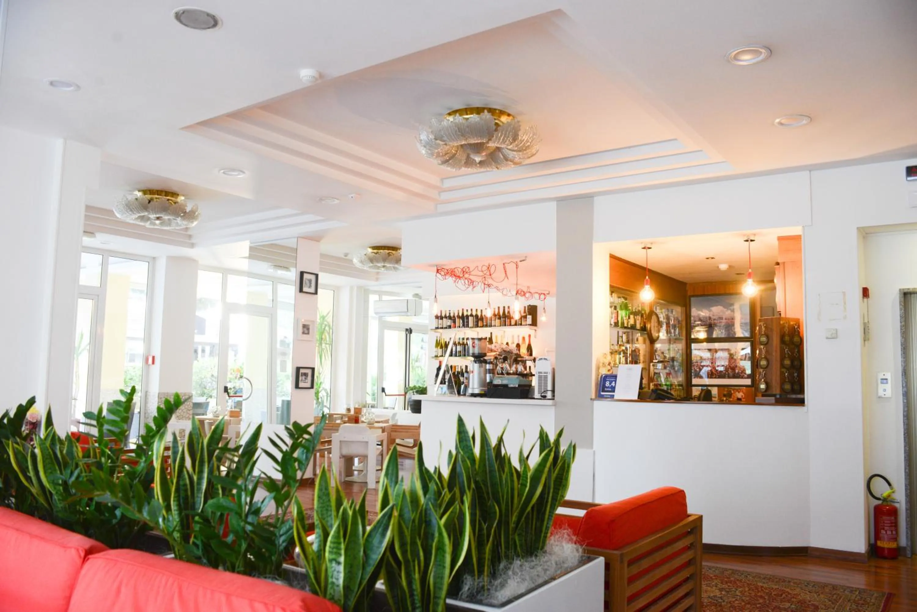 Lobby or reception in Hotel Vergilius