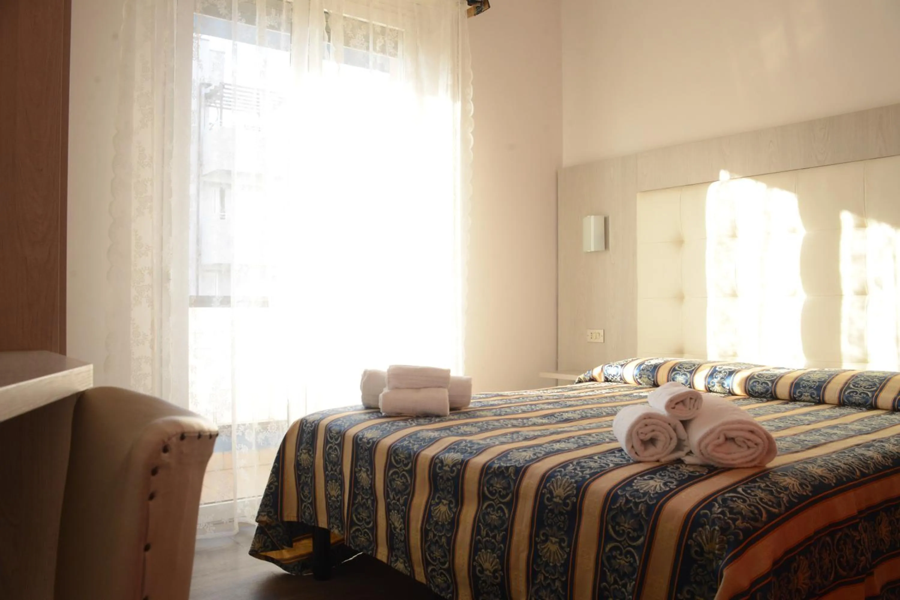 Bed in Hotel Vergilius