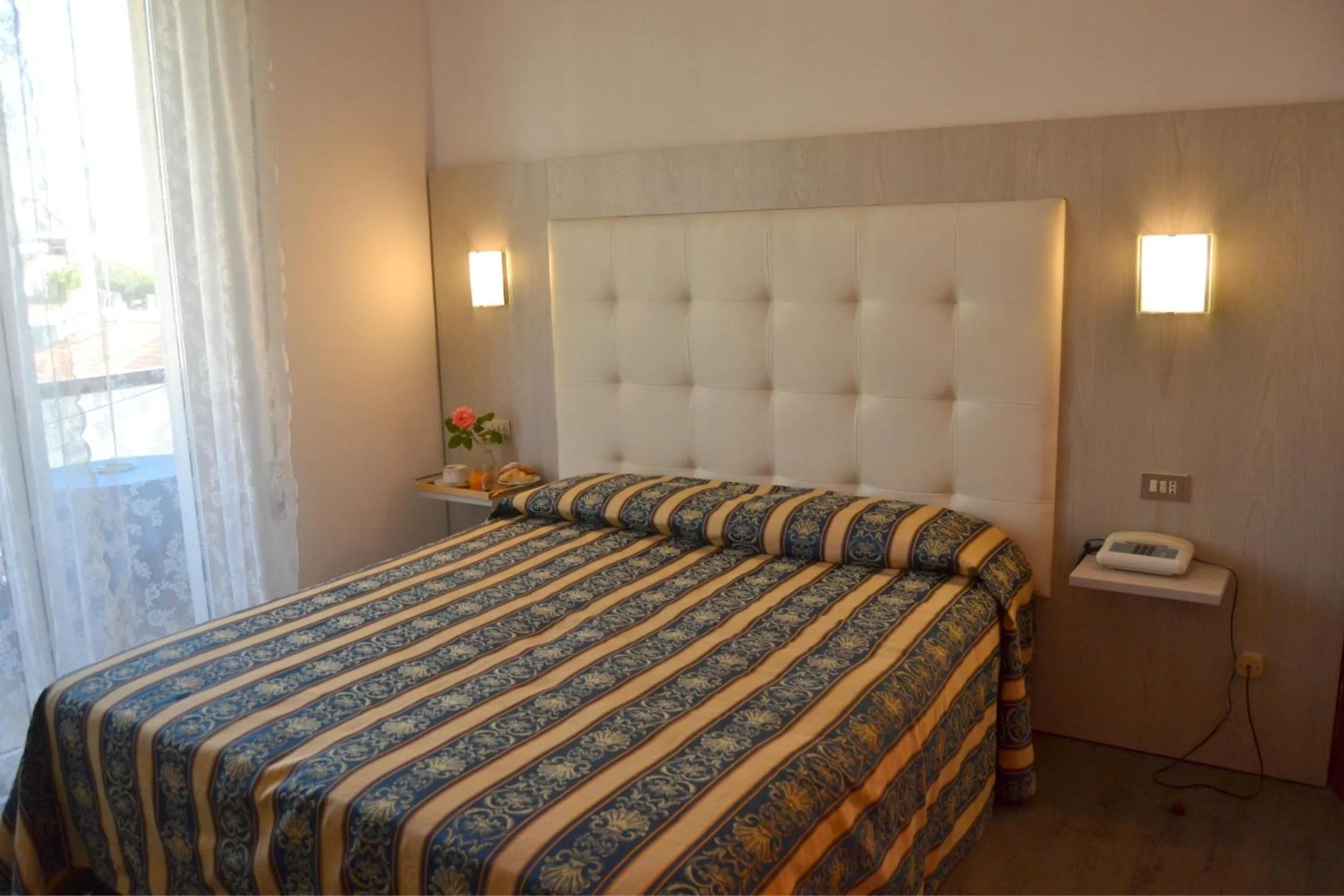 Bed in Hotel Vergilius