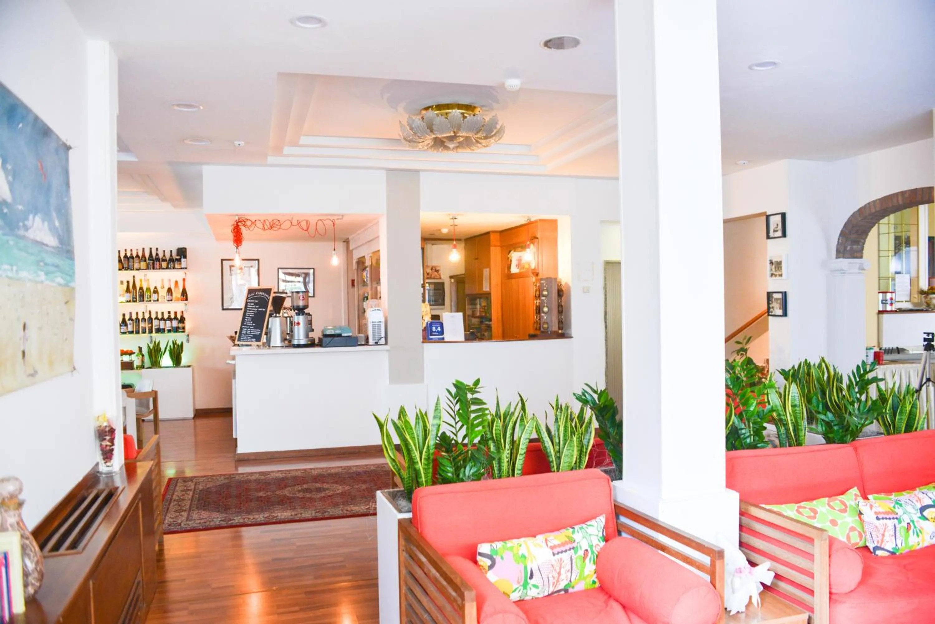 Lobby or reception in Hotel Vergilius