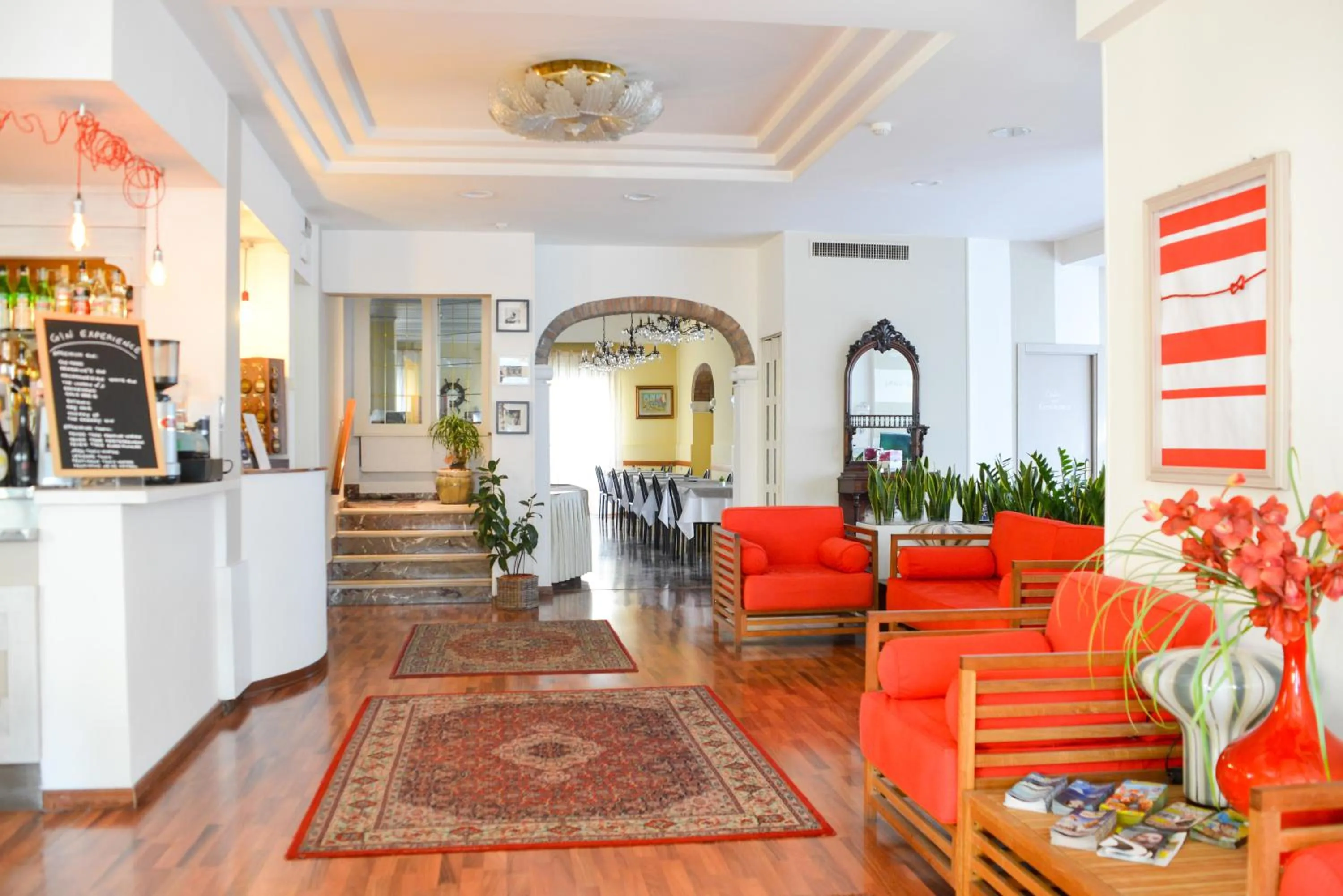 Lobby or reception in Hotel Vergilius