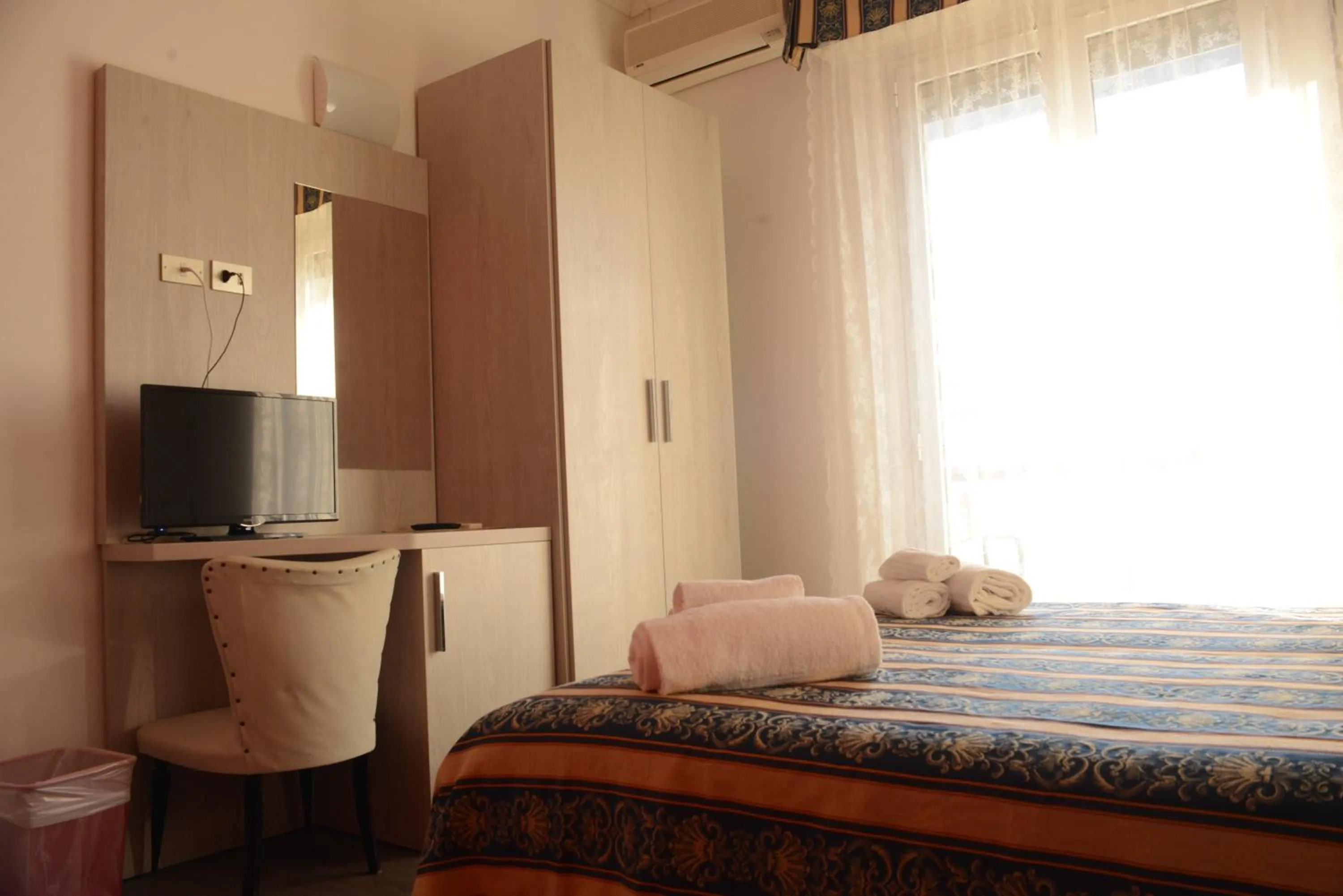 Bed in Hotel Vergilius