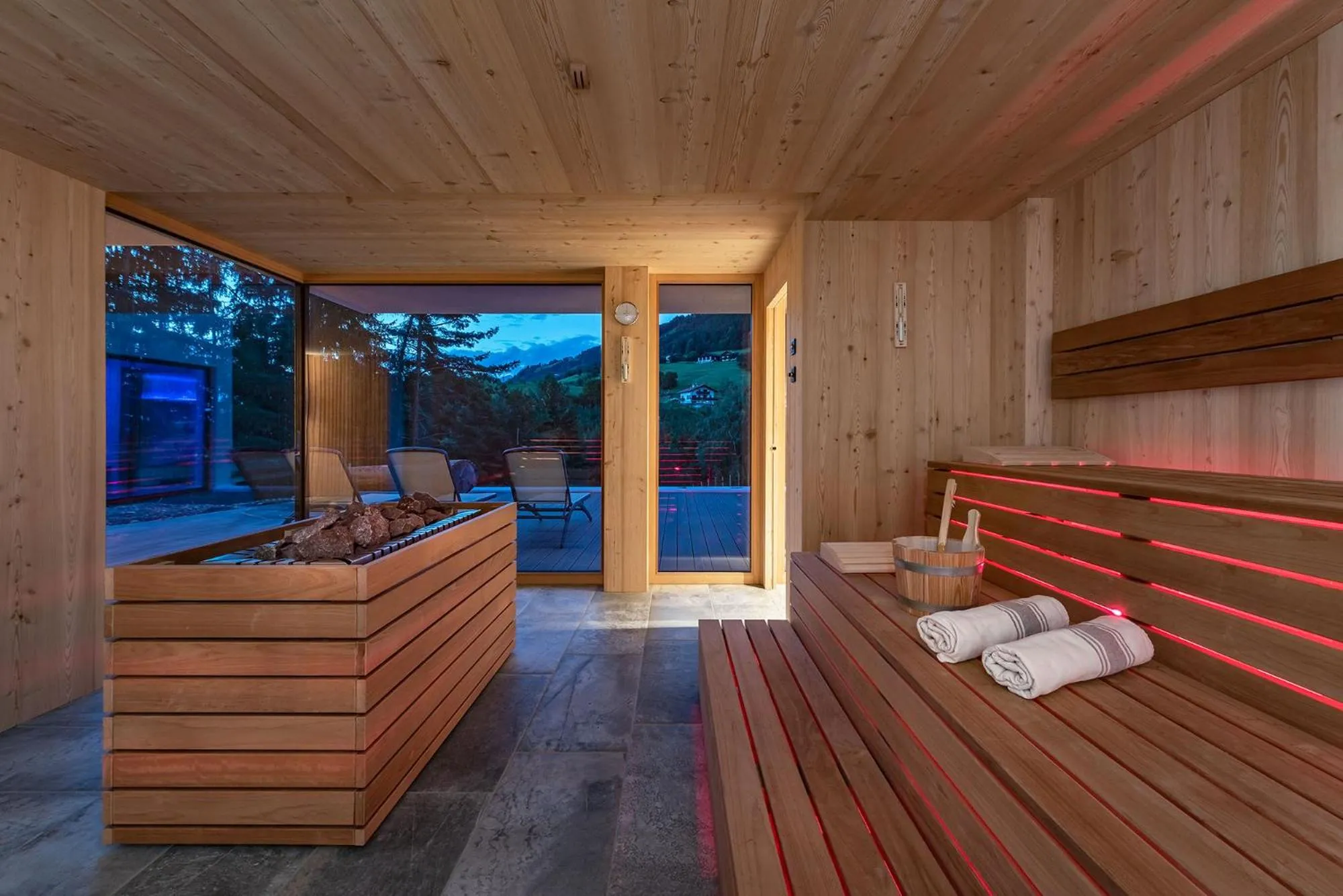 Sauna in Hotel Torgglerhof