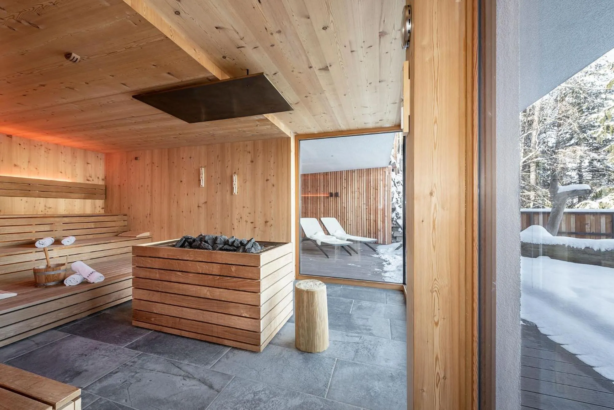 Sauna in Hotel Torgglerhof