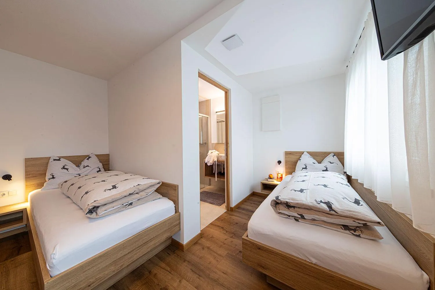 Bed in Pension Hofer