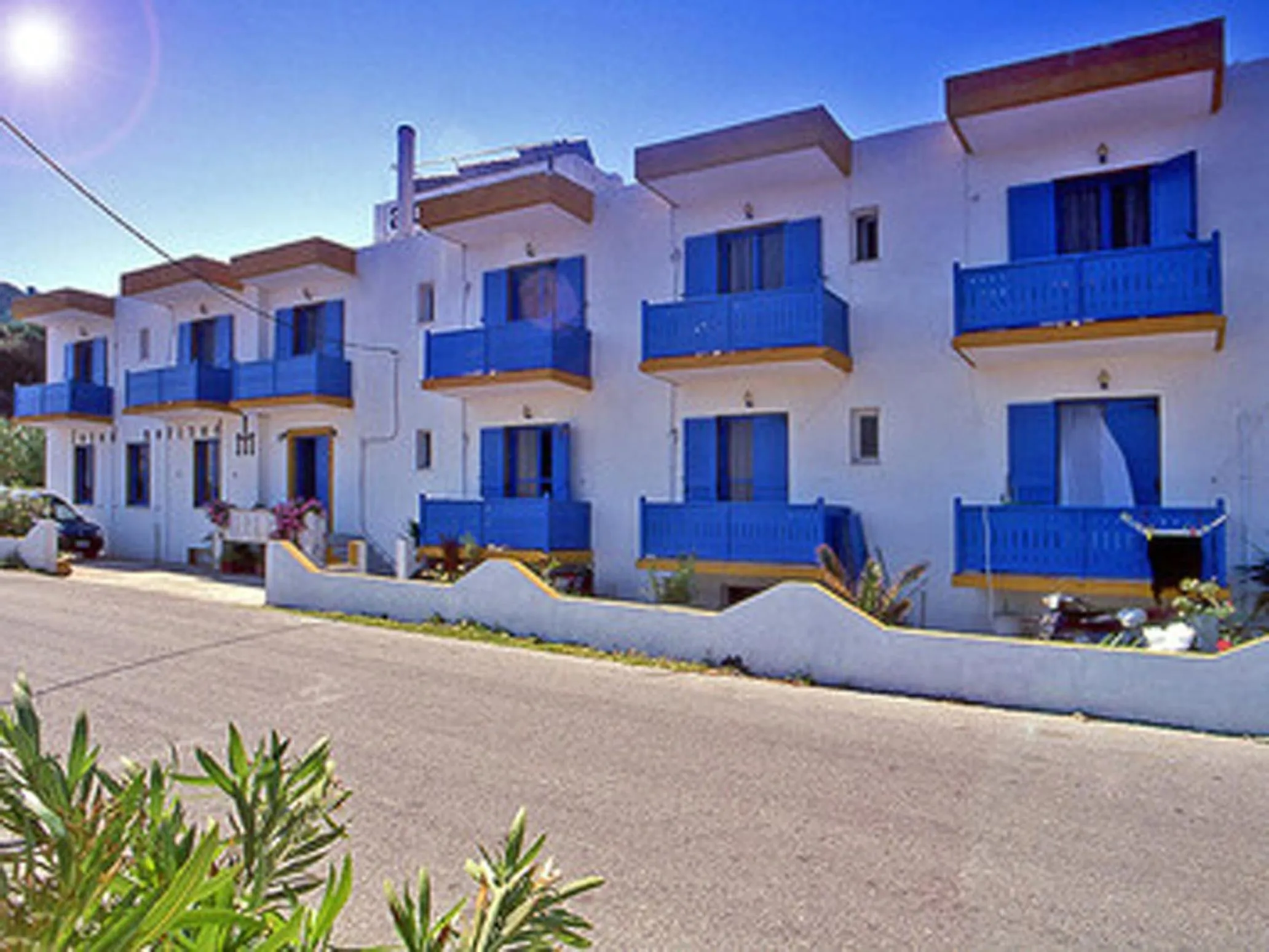Facade/entrance in Haritos Hotel - Geothermal Hot Swimming Pool