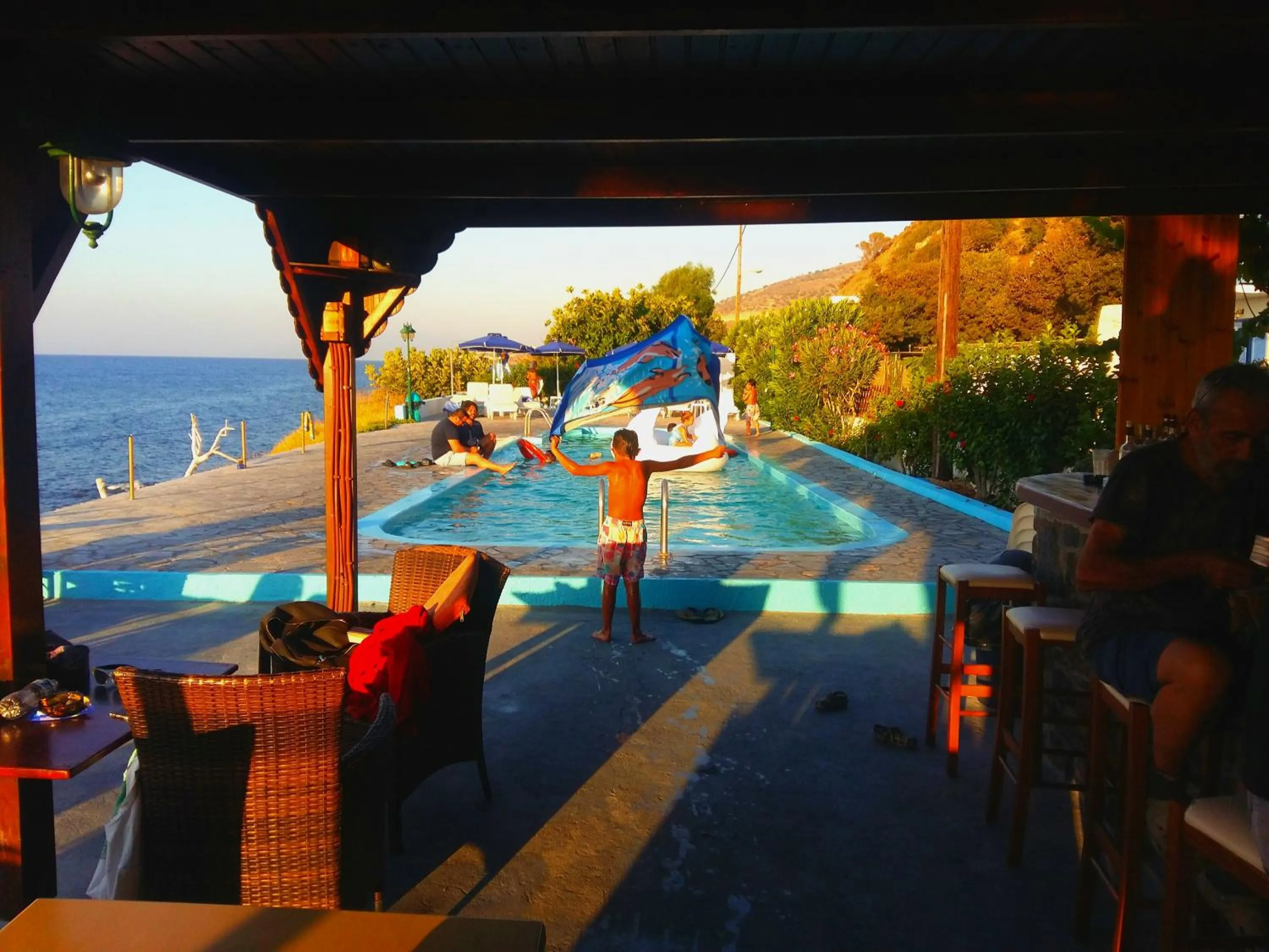 Lounge or bar in Haritos Hotel - Geothermal Hot Swimming Pool