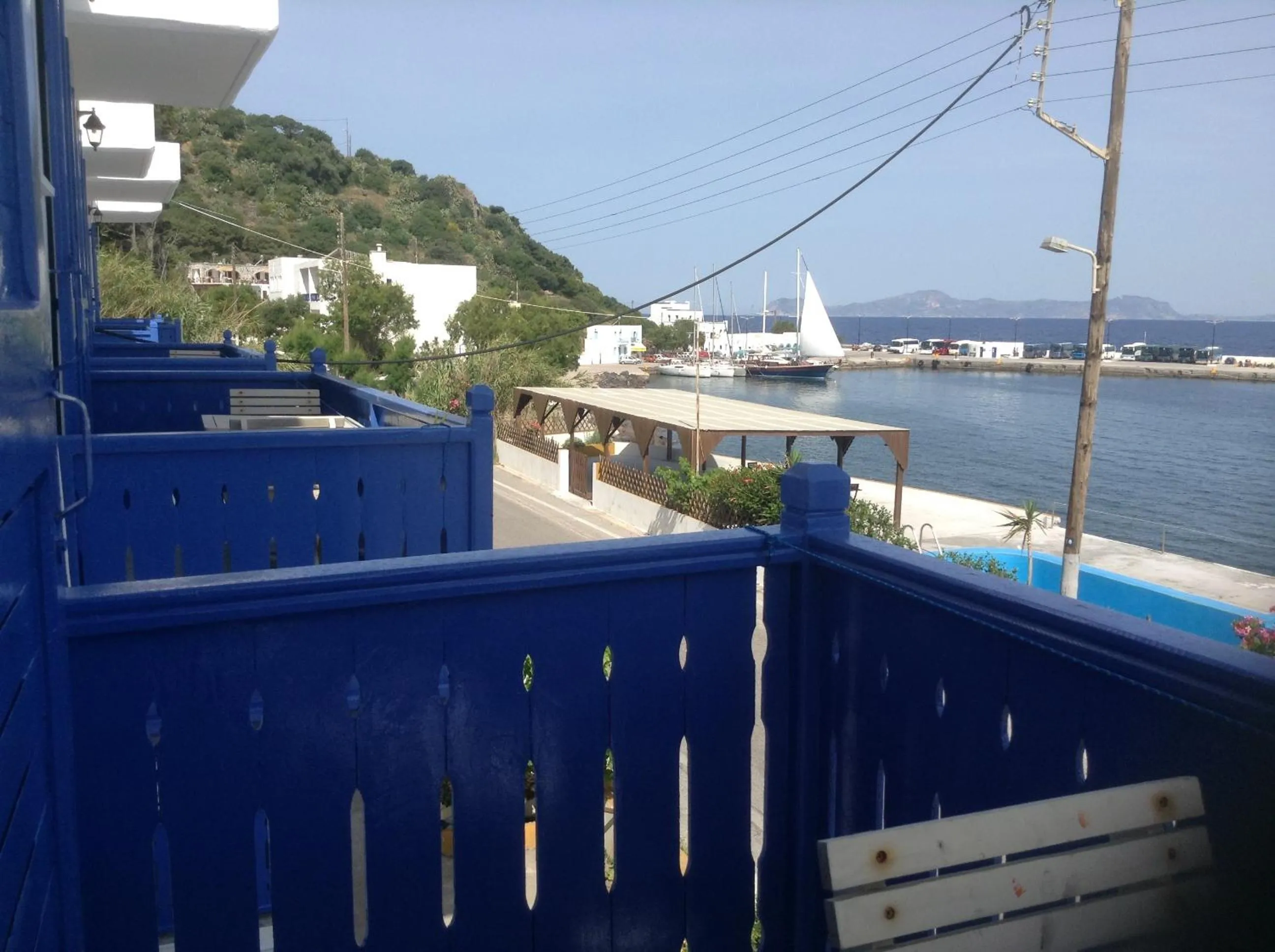 View (from property/room) in Haritos Hotel - Geothermal Hot Swimming Pool
