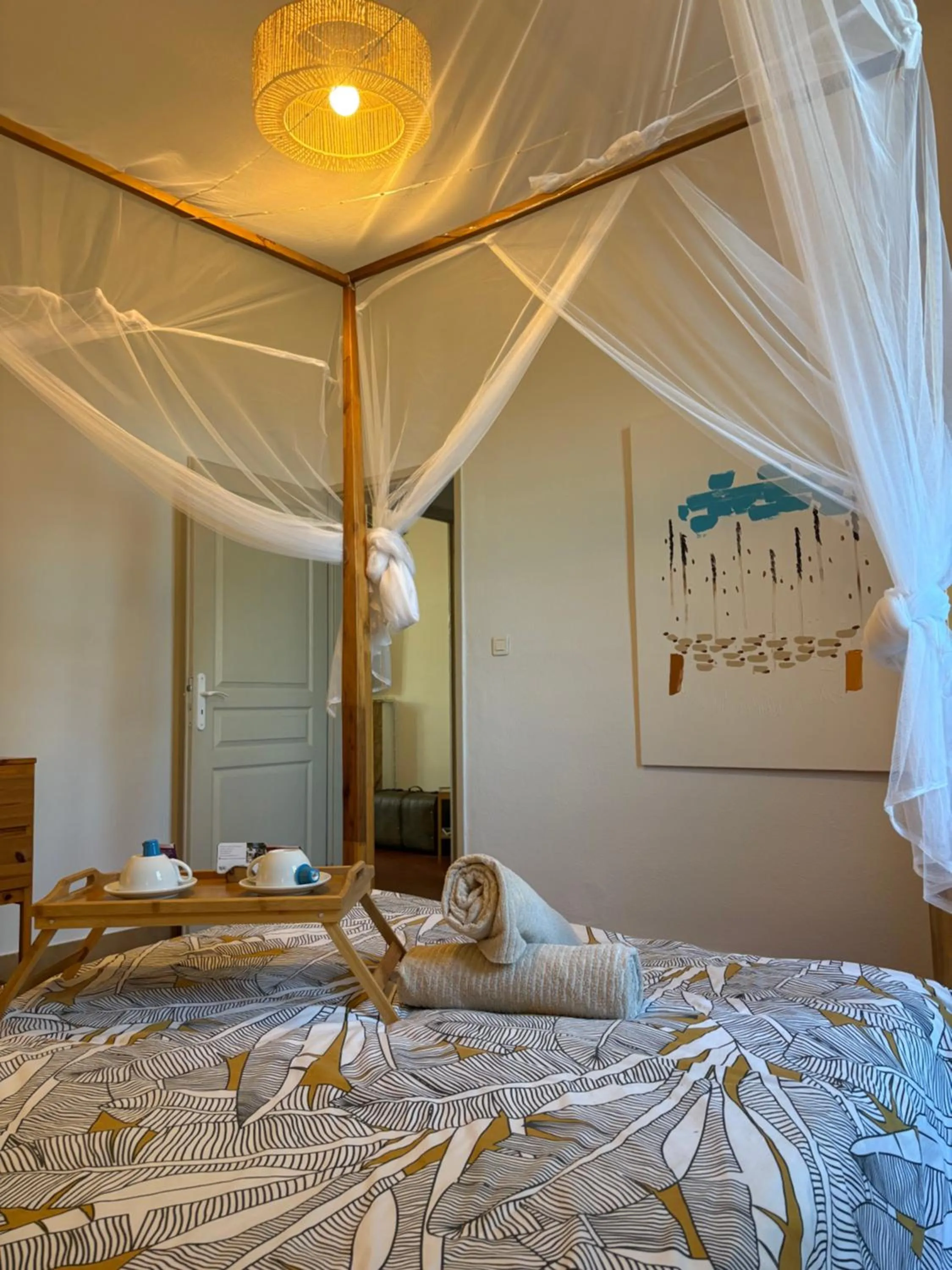 Bed in Mas de L'isle