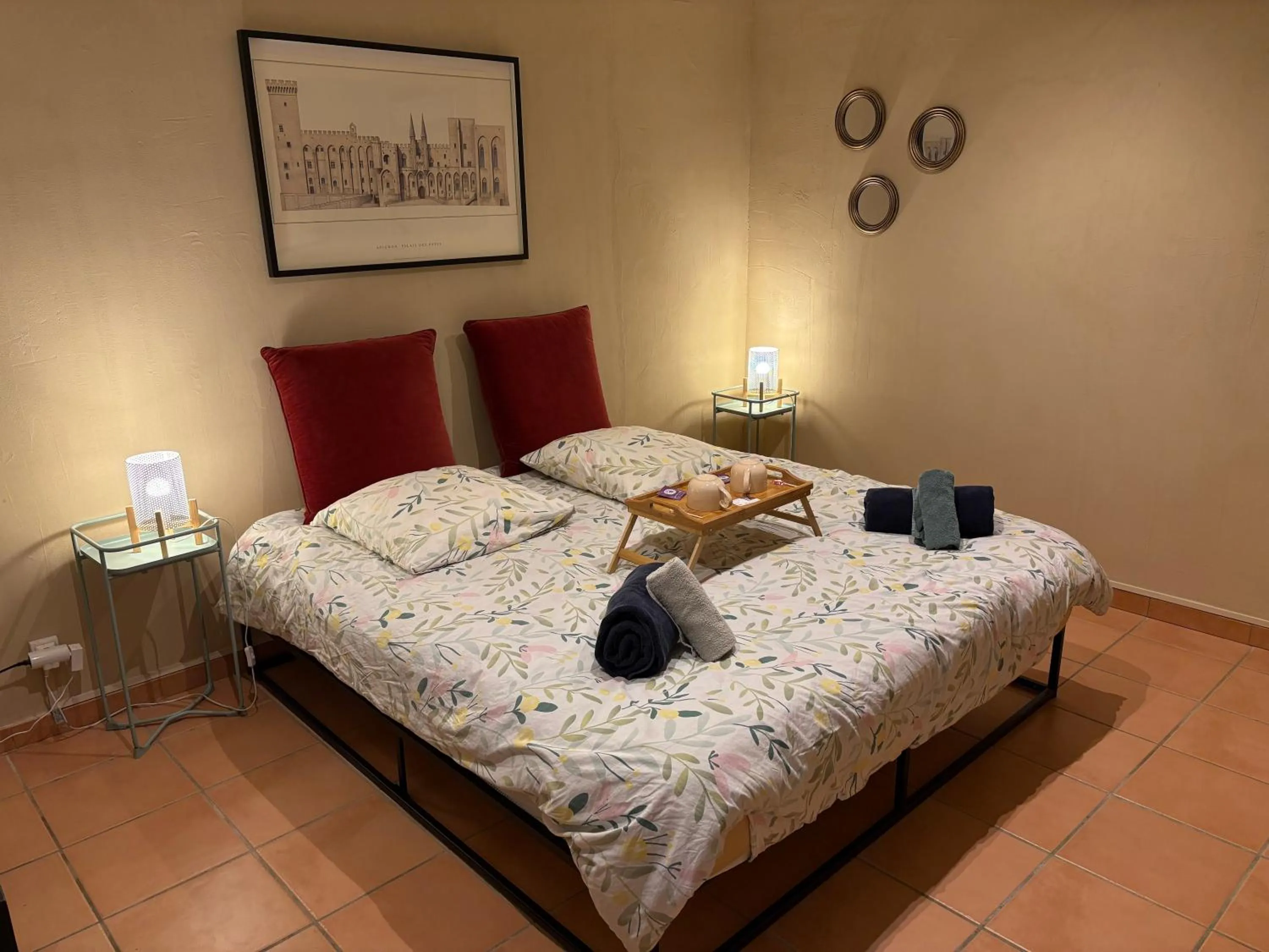 Bed in Mas de L'isle