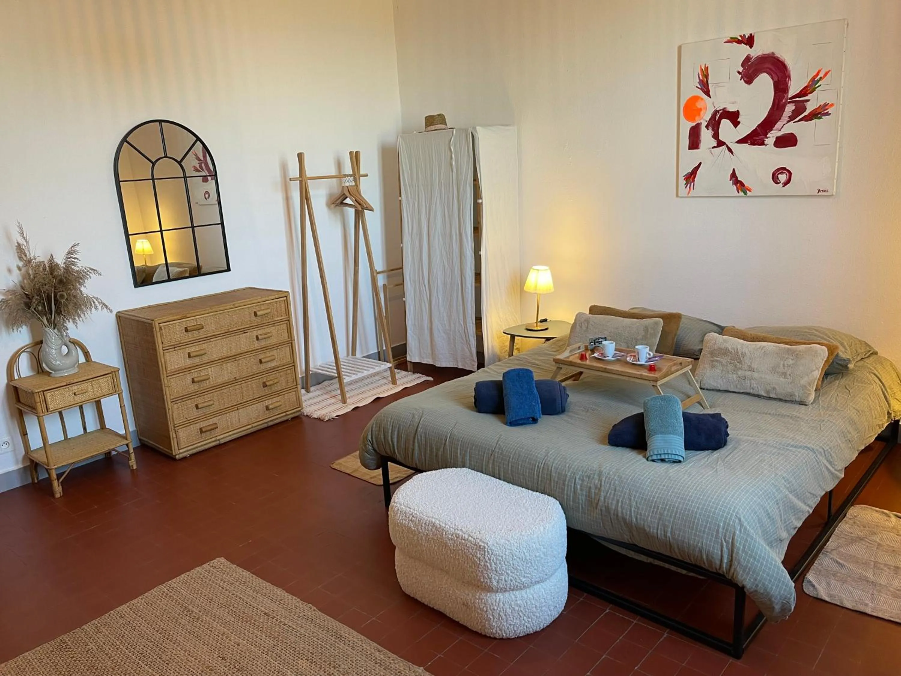 Bed in Mas de L'isle