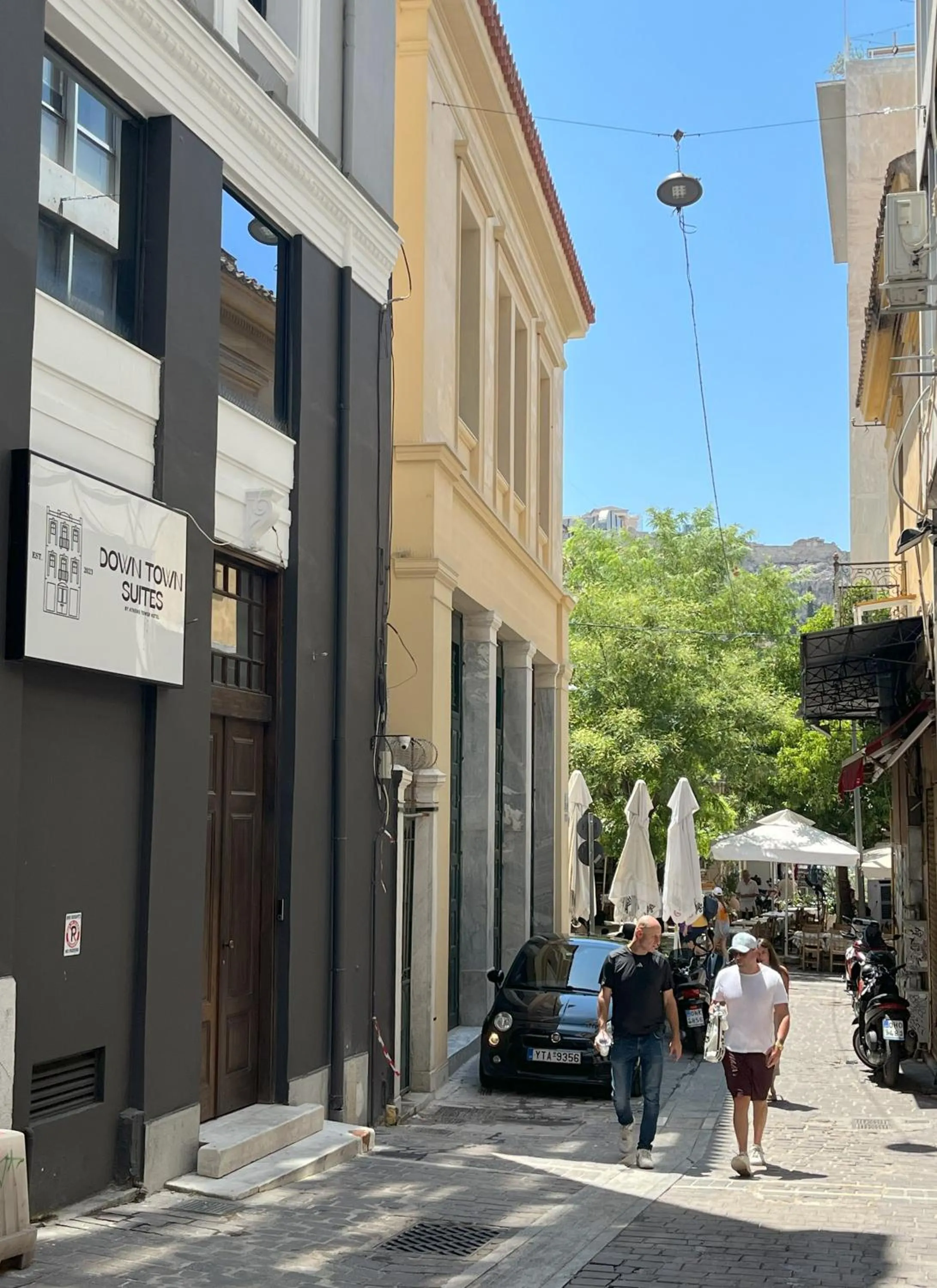 Facade/entrance in Downtown Suites by Athens Tower