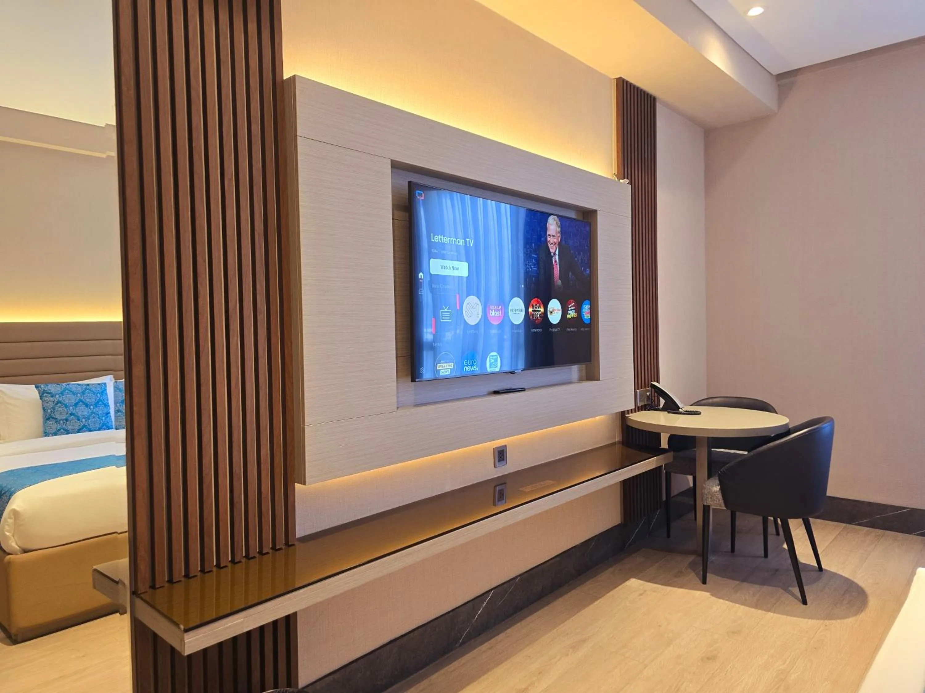 Bed in Bayprime Hotel